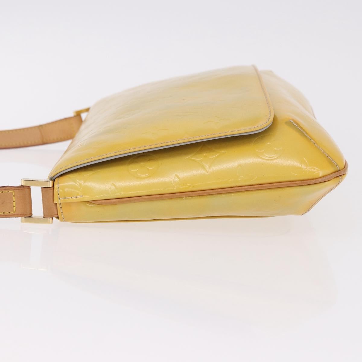 Louis Vuitton Thompson Street Handbag Monogram Vernis Yellow Patent_Leather Shoulder Bag Bag (Pre-Owned)