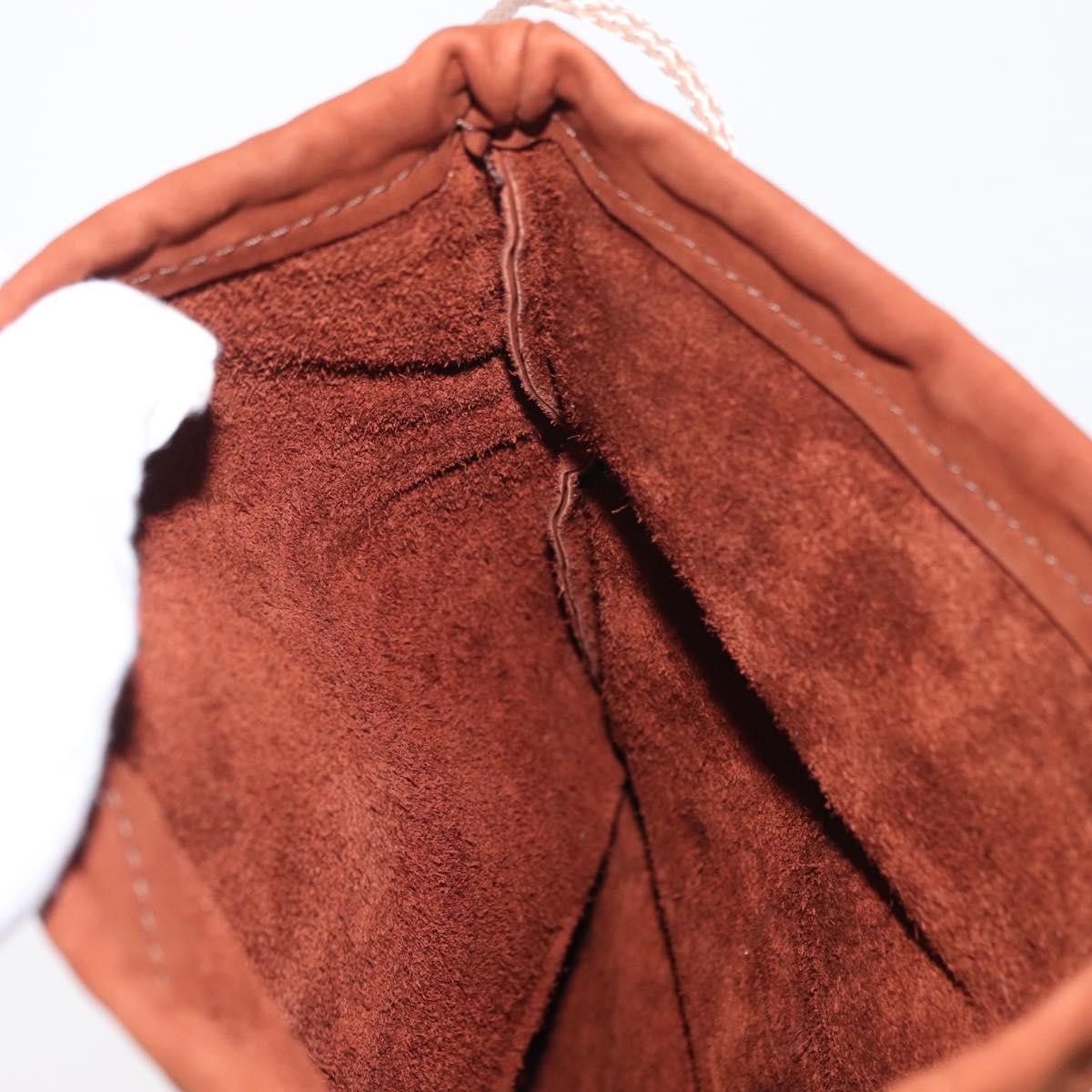 Gucci Pochette Suede Brown Suede Clutche & Pouche Bag (Pre-Owned)