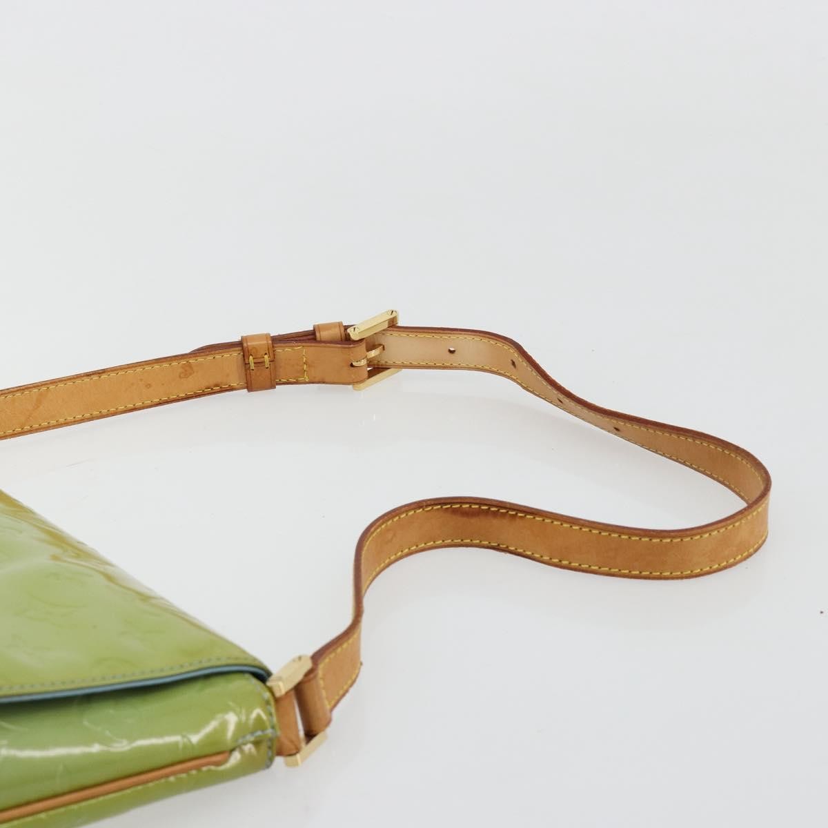 Louis Vuitton Thompson Street Handbag Monogram Vernis Blue Patent_Leather Shoulder Bag Bag (Pre-Owned)