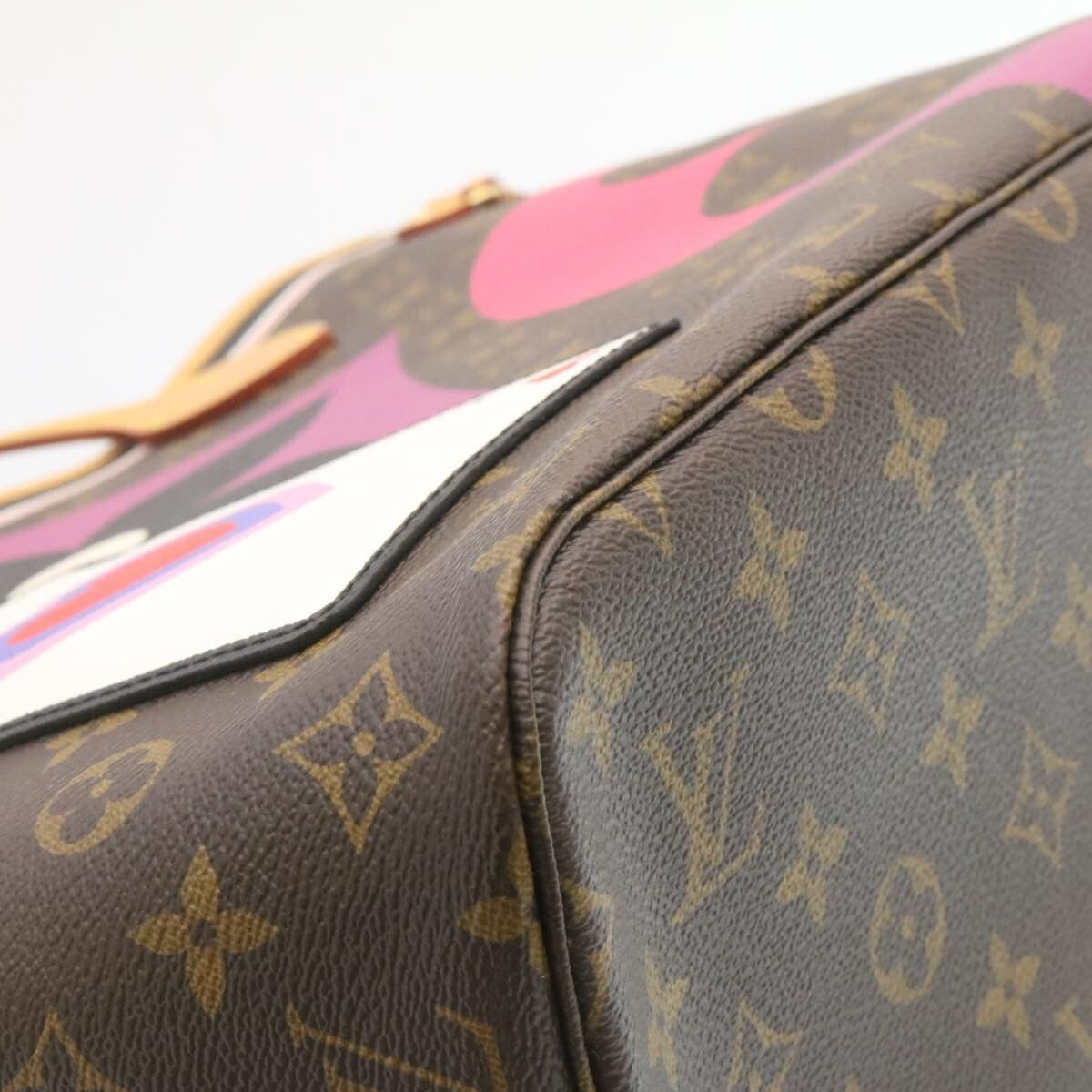 Louis Vuitton Neverfull Nm Tote Limited Edition Game On Monogram Canvas Brown Canvas Tote Bag Bag (Pre-Owned)