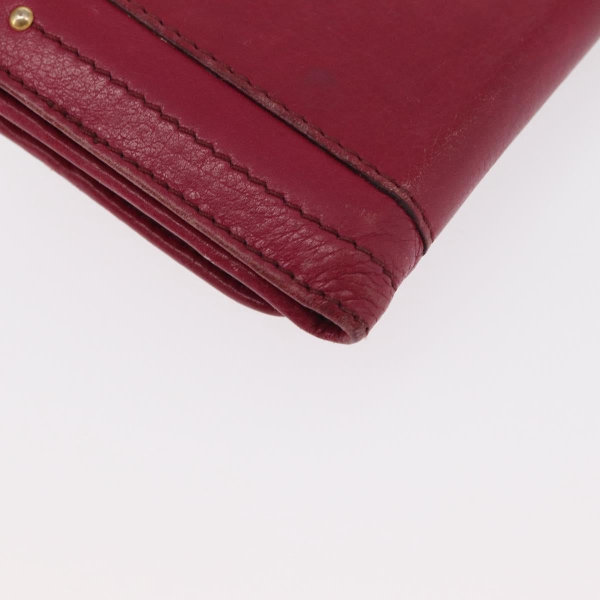 Chloe Paddington Wallet Leather Pink Leather Wallets Accessory (Pre-Owned)