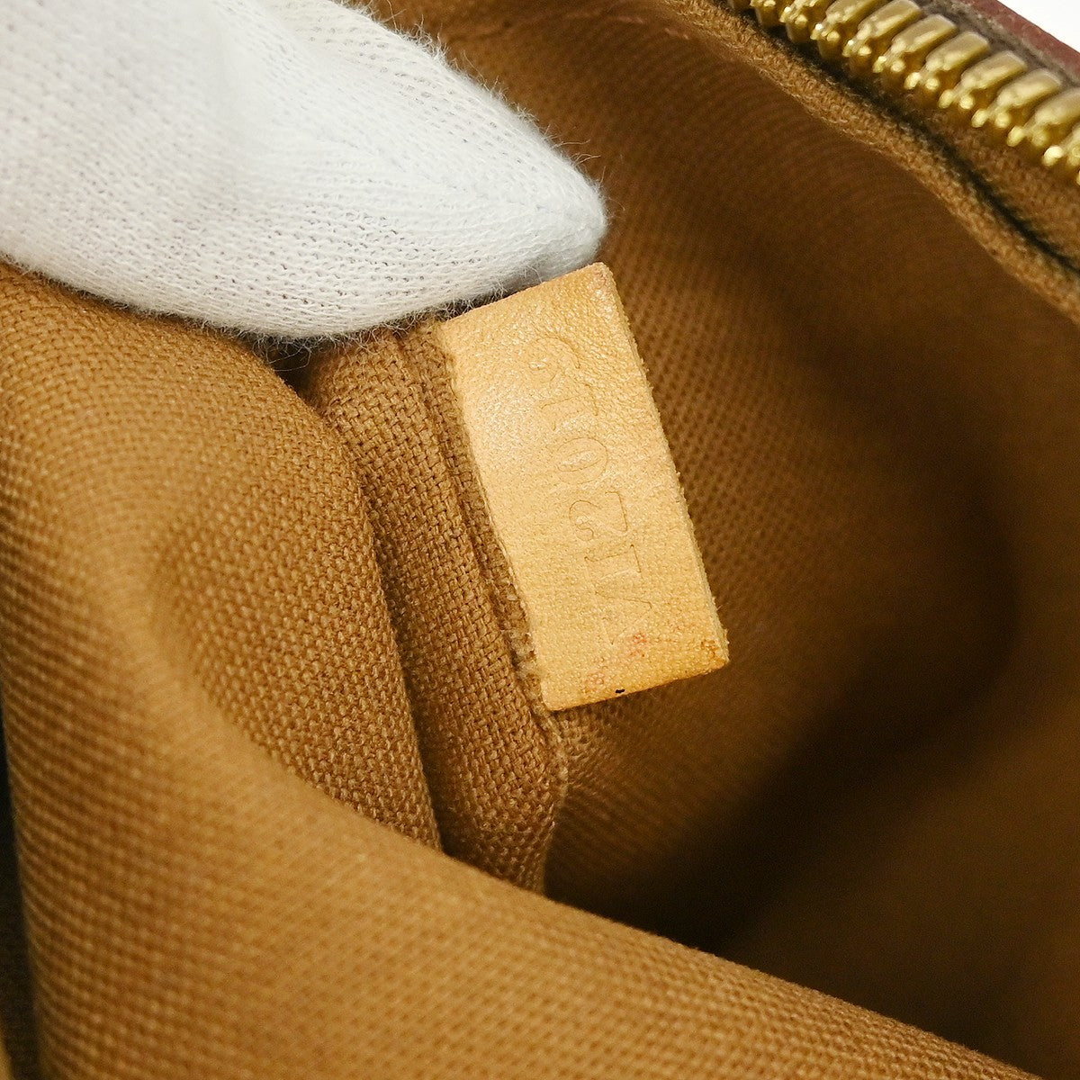 Louis Vuitton Palermo Handbag Monogram Canvas Brown Canvas Tote Bag Bag (Pre-Owned)