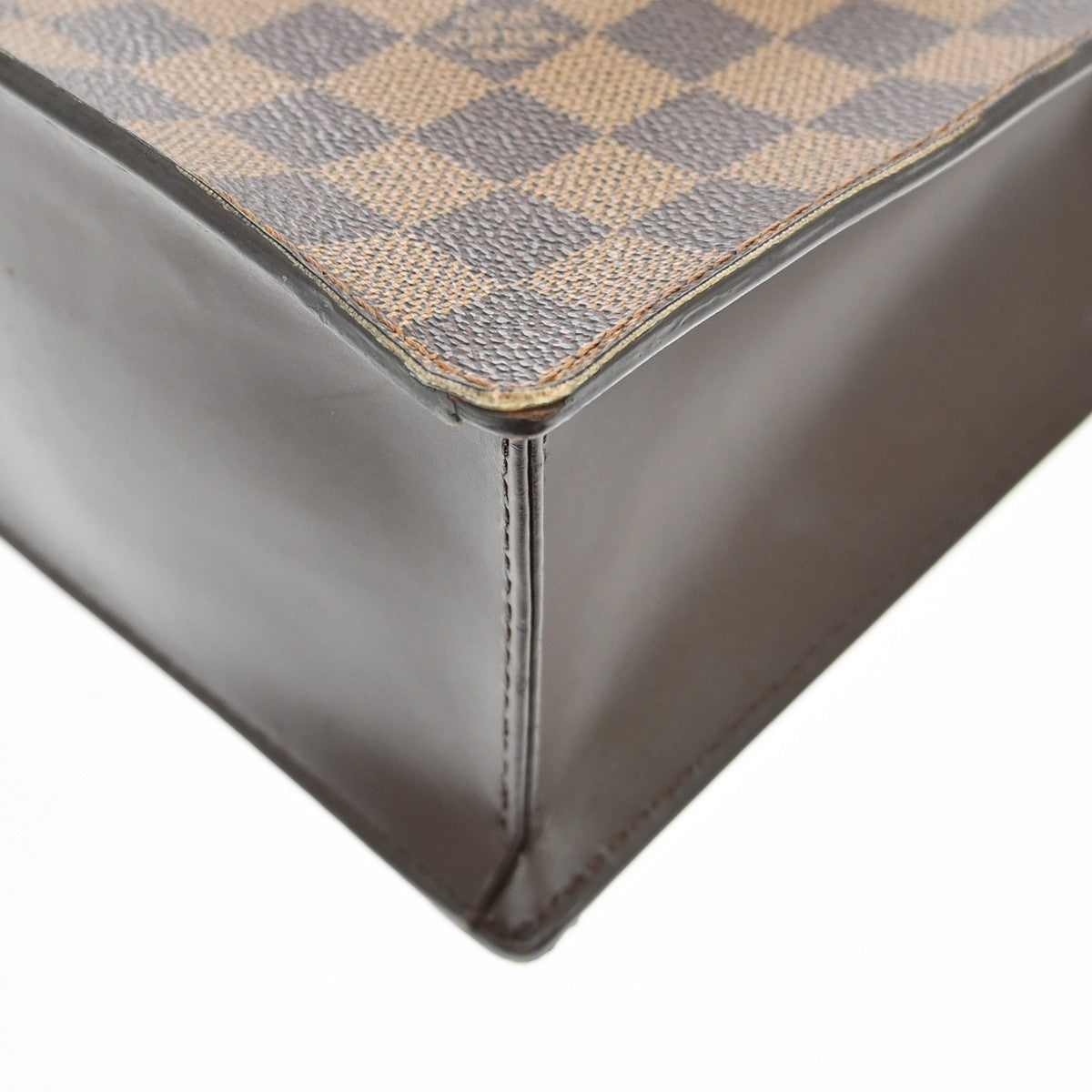 Louis Vuitton Venice Sac Plat Bag Damier Brown Canvas Tote Bag Bag (Pre-Owned)