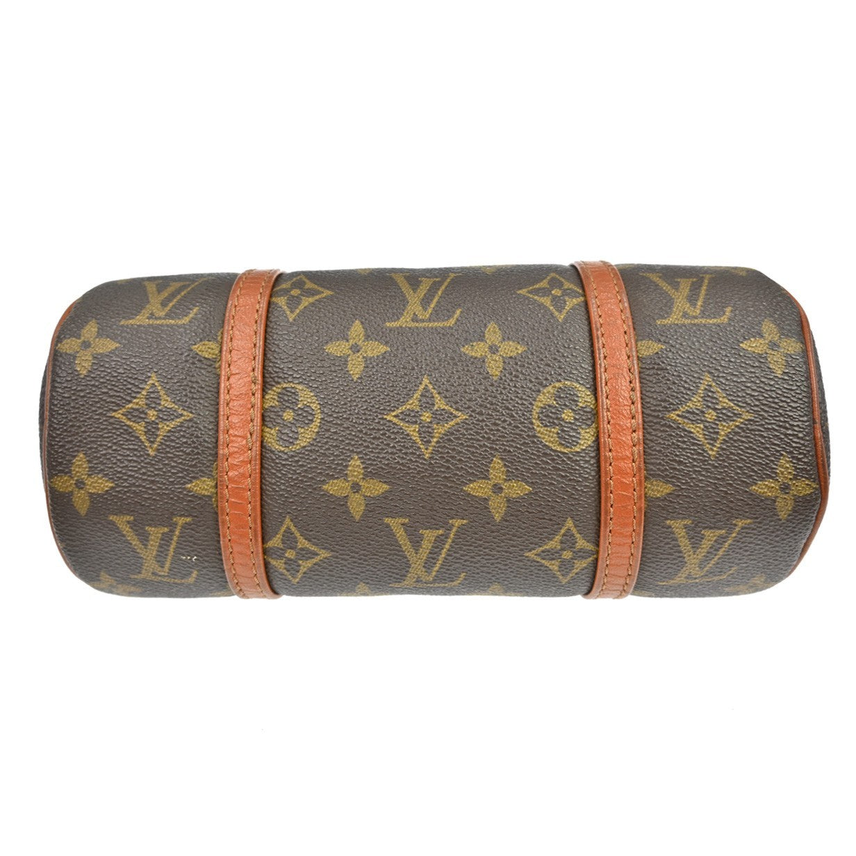 Louis Vuitton Papillon Handbag Monogram Canvas Brown Canvas Handbag (Pre-Owned)