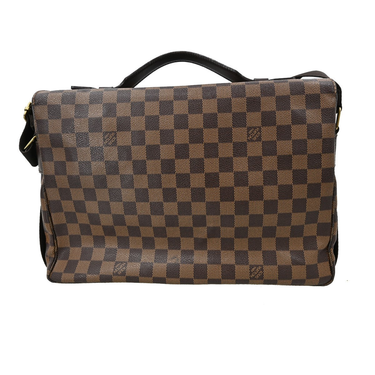 Louis Vuitton Broadway Bag Damier Brown Canvas Shoulder Bag Bag (Pre-Owned)