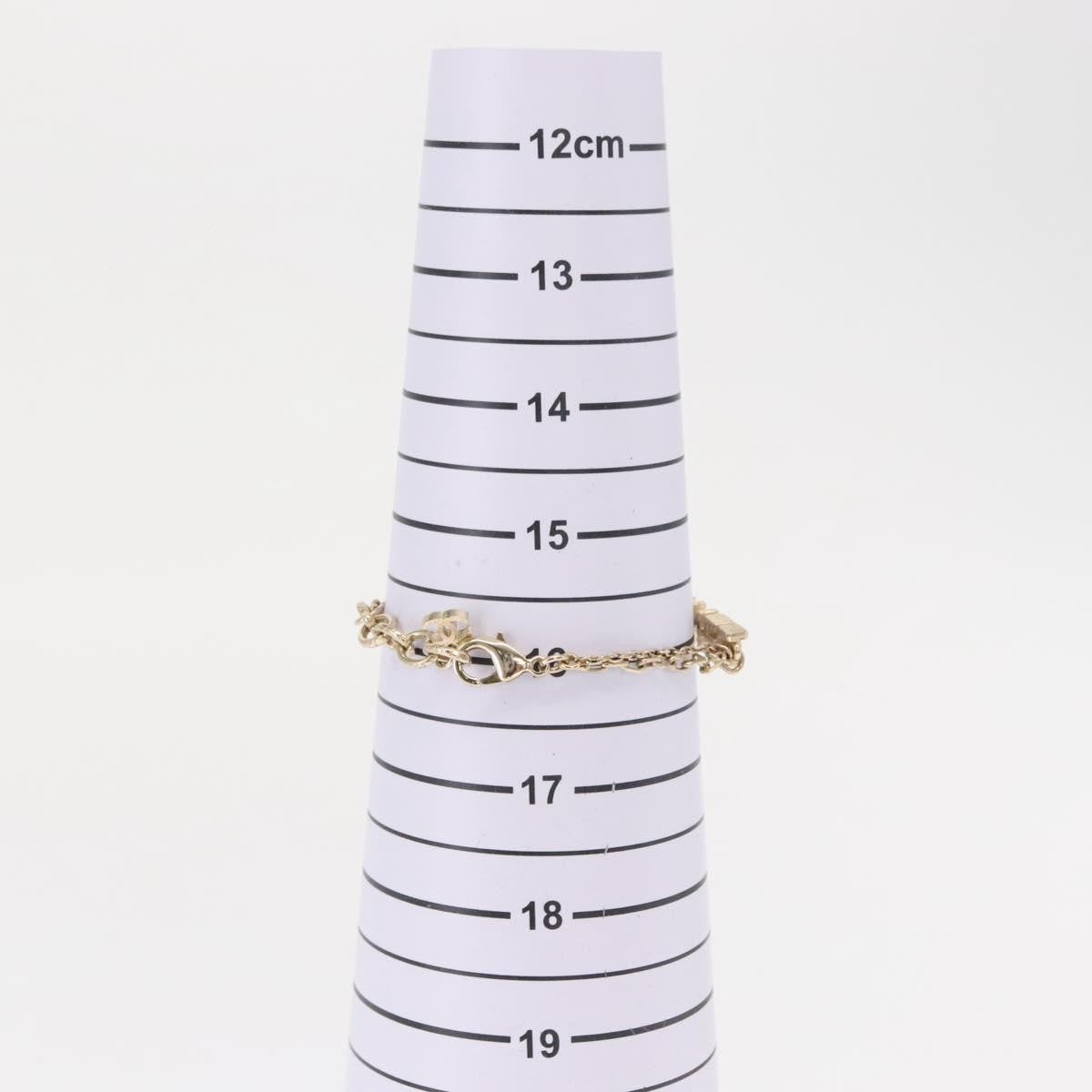 Chanel I Love Chanel Bracelet Metal With Resin Gold Metal Bracelet Jewelry (Pre-Owned)