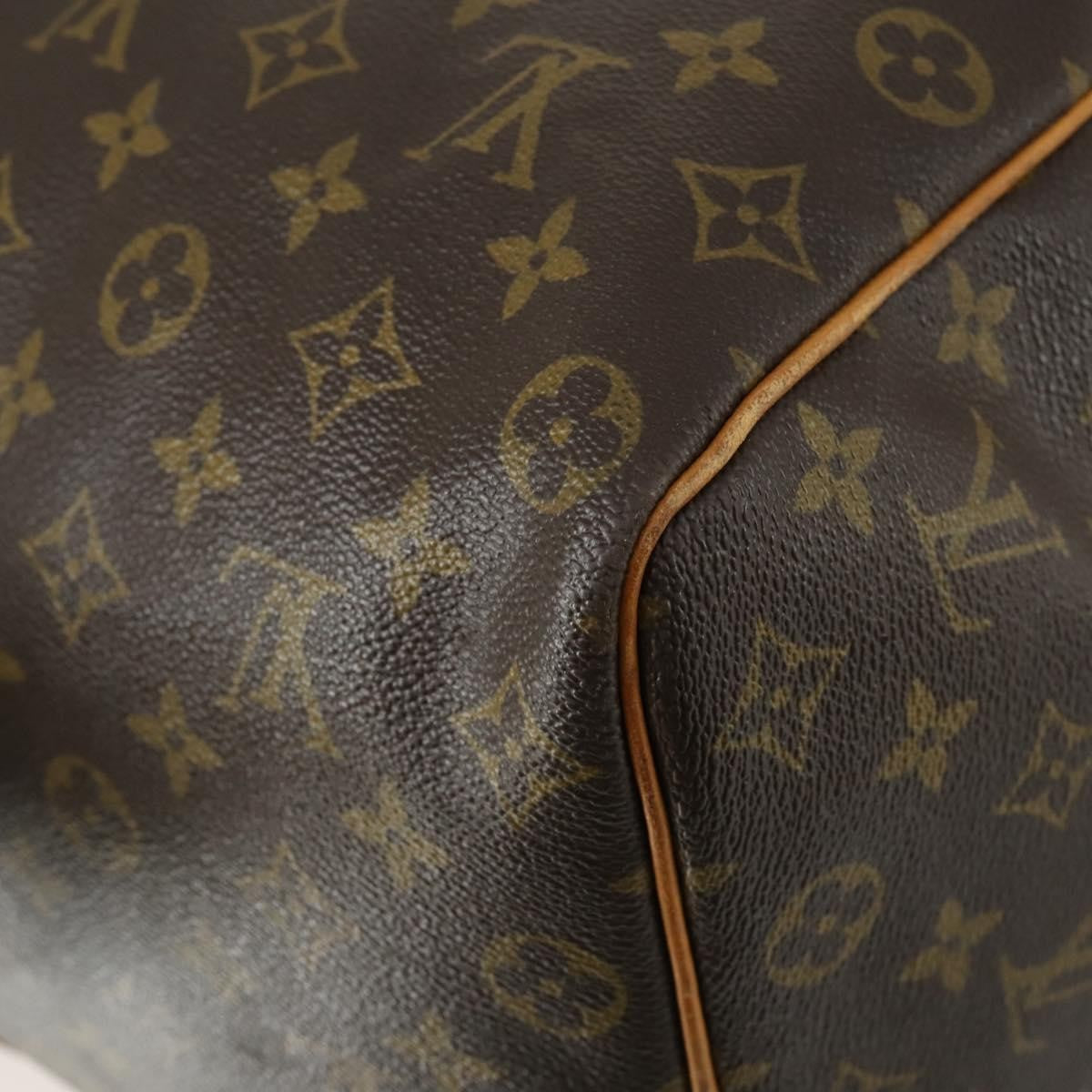 Louis Vuitton Keepall Bag Monogram Canvas Brown Canvas Travel Bag Bag (Pre-Owned)