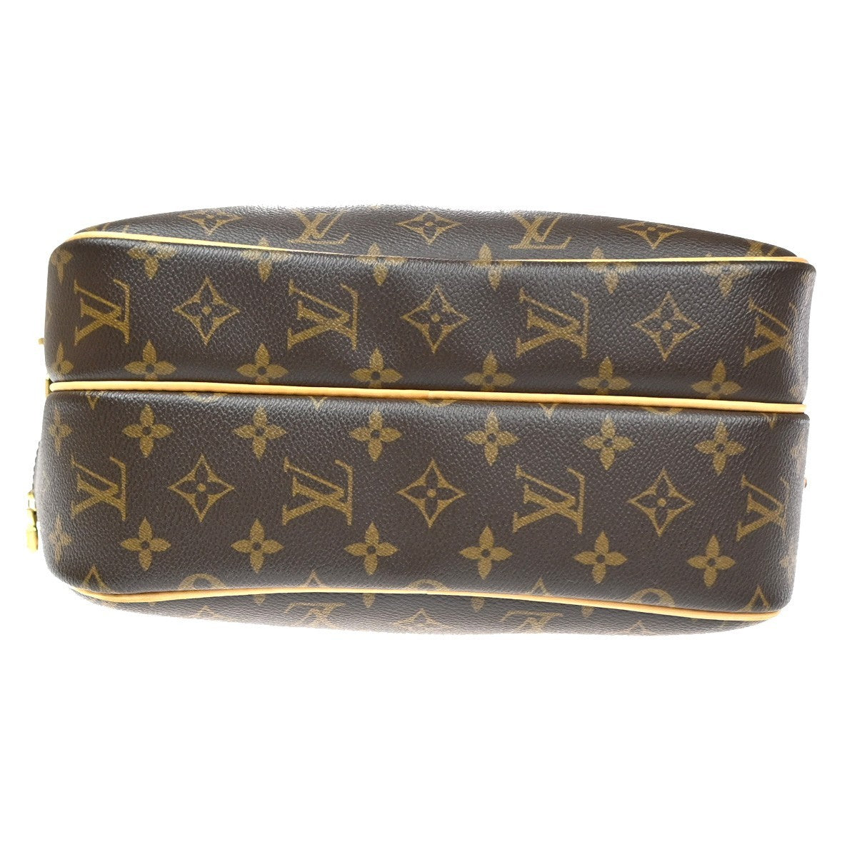 Louis Vuitton Reporter Bag Monogram Canvas Brown Canvas Shoulder Bag Bag (Pre-Owned)