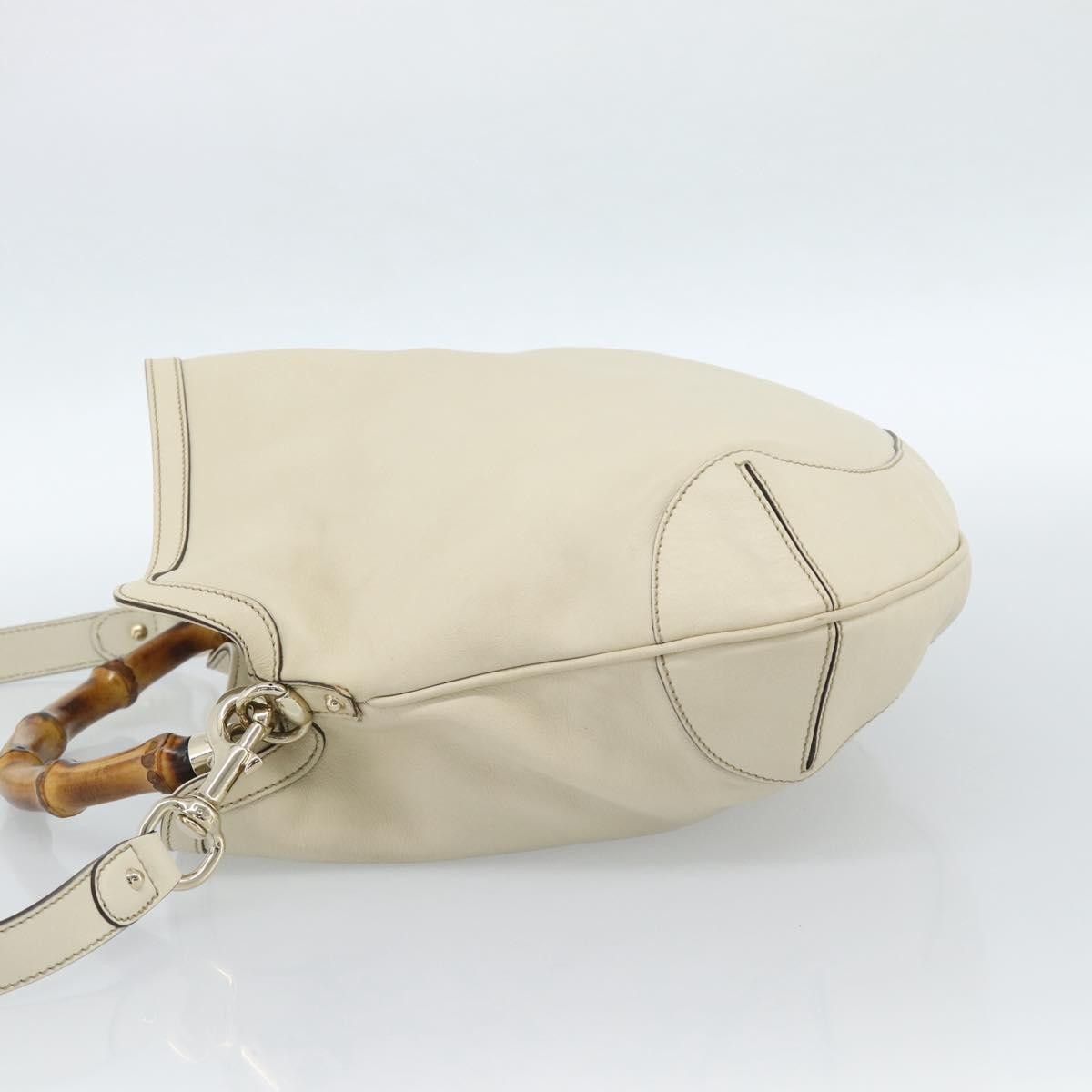 Gucci Vintage Convertible Bamboo Top Handle Bag Leather Multicolour Leather Handbag (Pre-Owned)