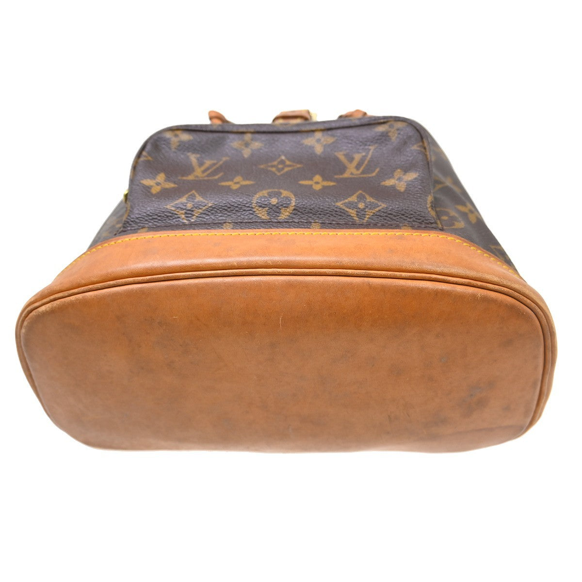 Louis Vuitton Vintage Montsouris Backpack Monogram Canvas Brown Canvas Backpack Bag (Pre-Owned)