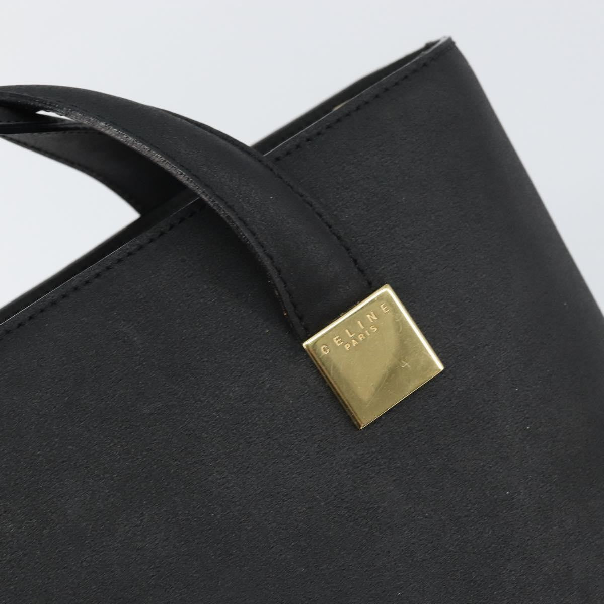 Celine Handbag Leather Black Leather Handbag (Pre-Owned)