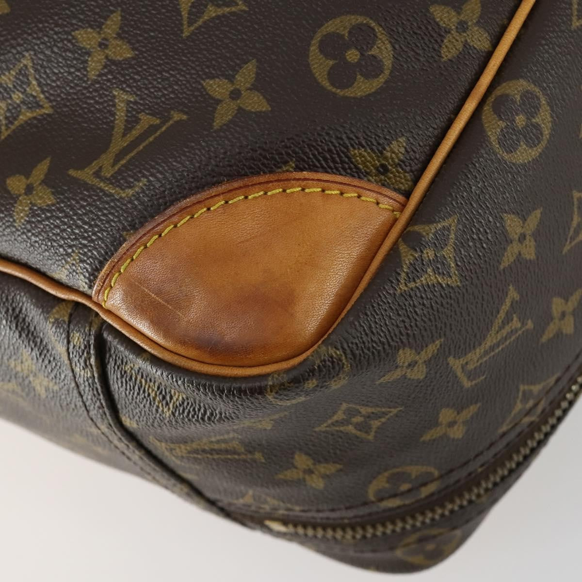 Louis Vuitton Sirius Handbag Monogram Canvas Brown Canvas Travel Bag Bag (Pre-Owned)