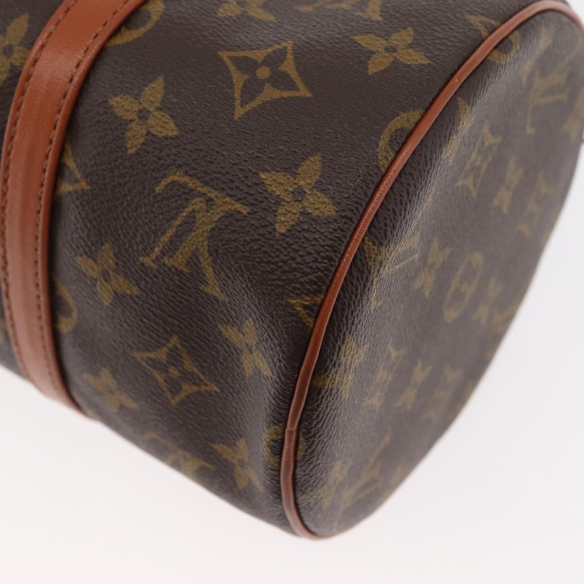 Louis Vuitton Papillon Handbag Monogram Canvas Brown Canvas Handbag (Pre-Owned)