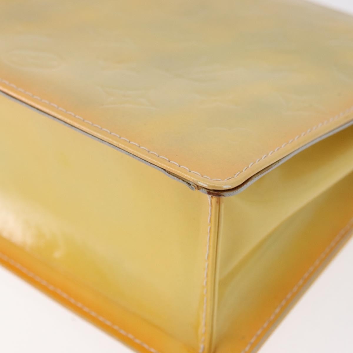 Louis Vuitton Spring Street Nm Handbag Patent Leather Yellow Patent_Leather Handbag (Pre-Owned)