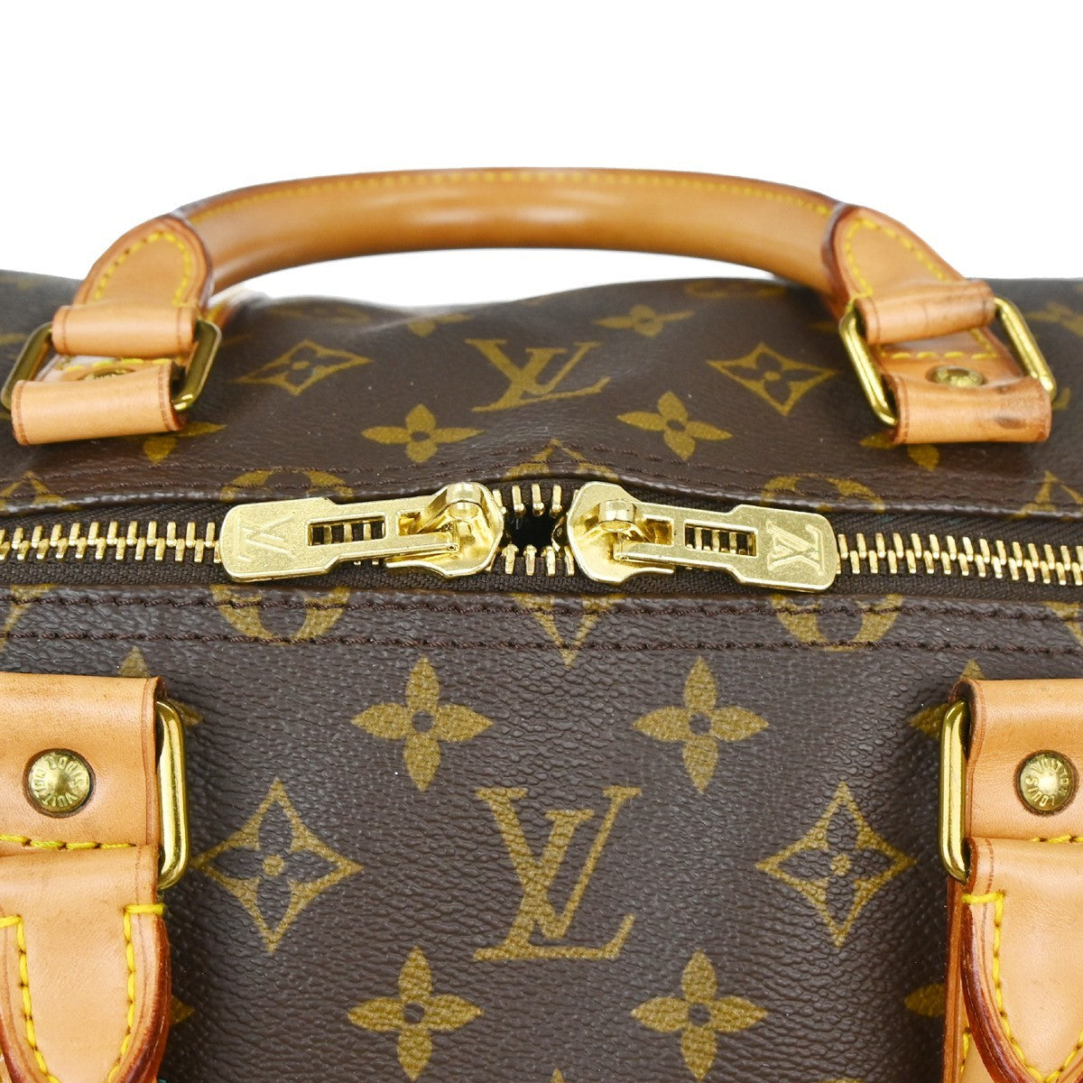 Louis Vuitton Keepall Bag Monogram Canvas Brown Canvas Travel Bag Bag (Pre-Owned)