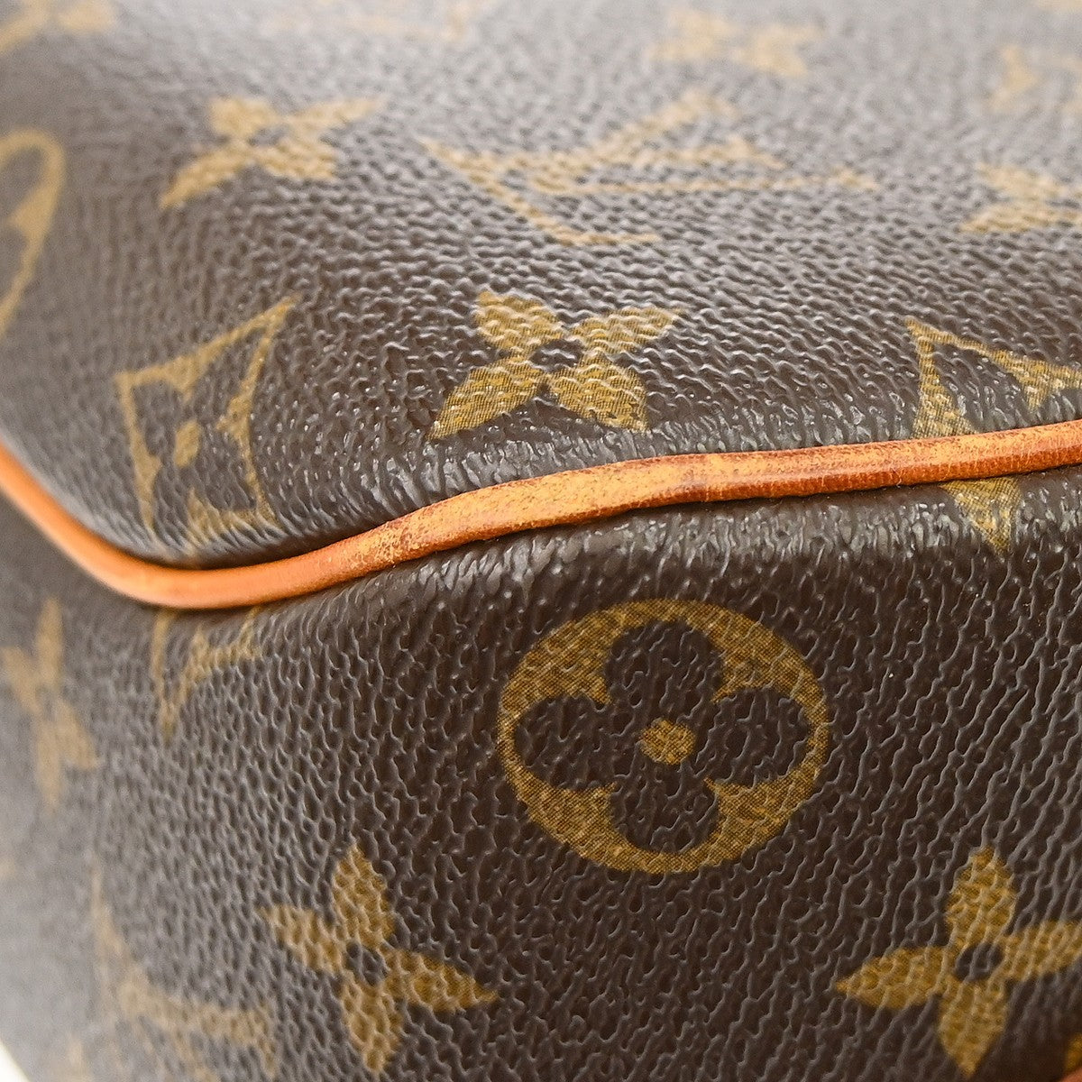 Louis Vuitton Blois Handbag Monogram Canvas Brown Canvas Shoulder Bag Bag (Pre-Owned)