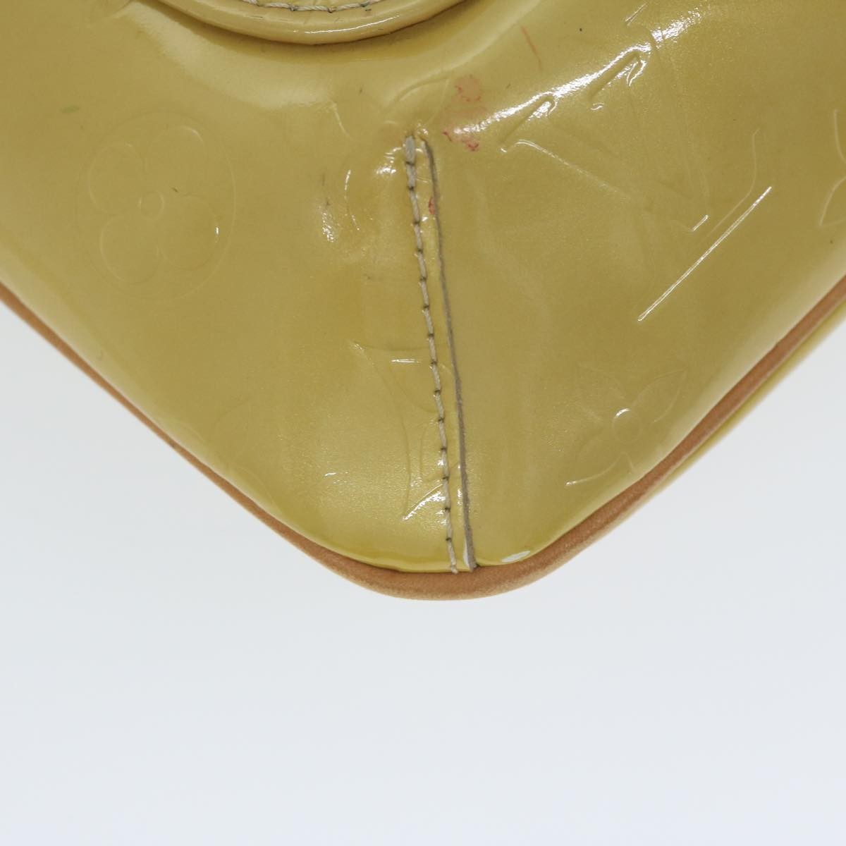 Louis Vuitton Thompson Street Handbag Monogram Vernis Beige Patent_Leather Shoulder Bag Bag (Pre-Owned)