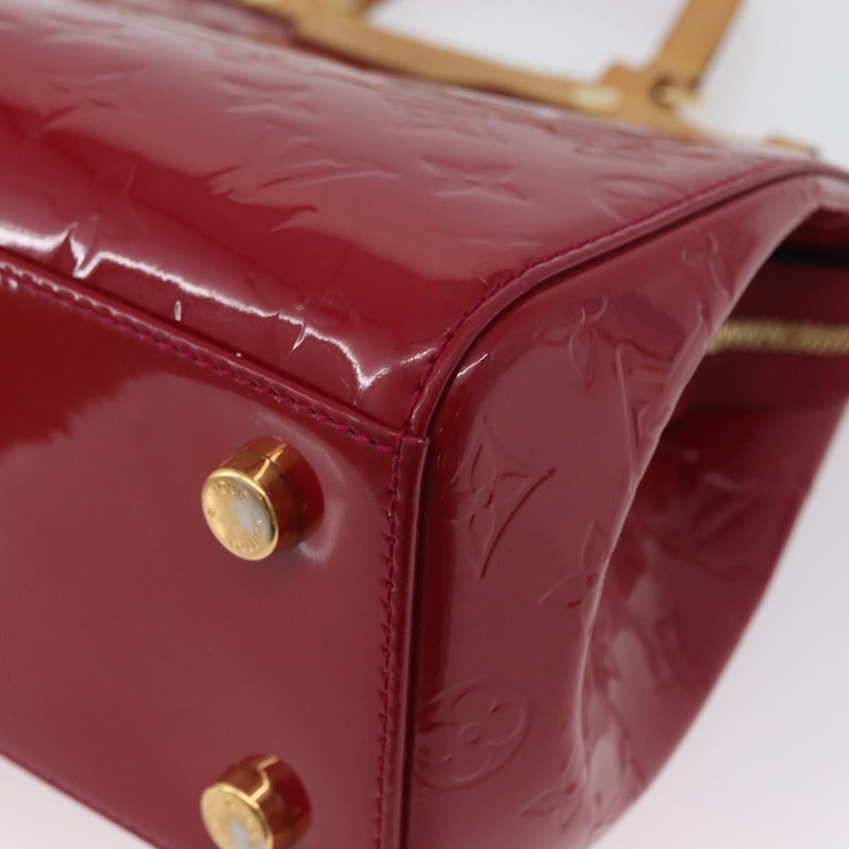 Louis Vuitton Blair Monogram Vernis Pink Patent_Leather Handbag (Pre-Owned)
