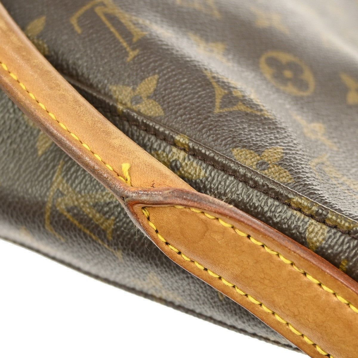 Louis Vuitton Monogram Looping Handbag Monogram Canvas Brown Canvas Shoulder Bag Bag (Pre-Owned)