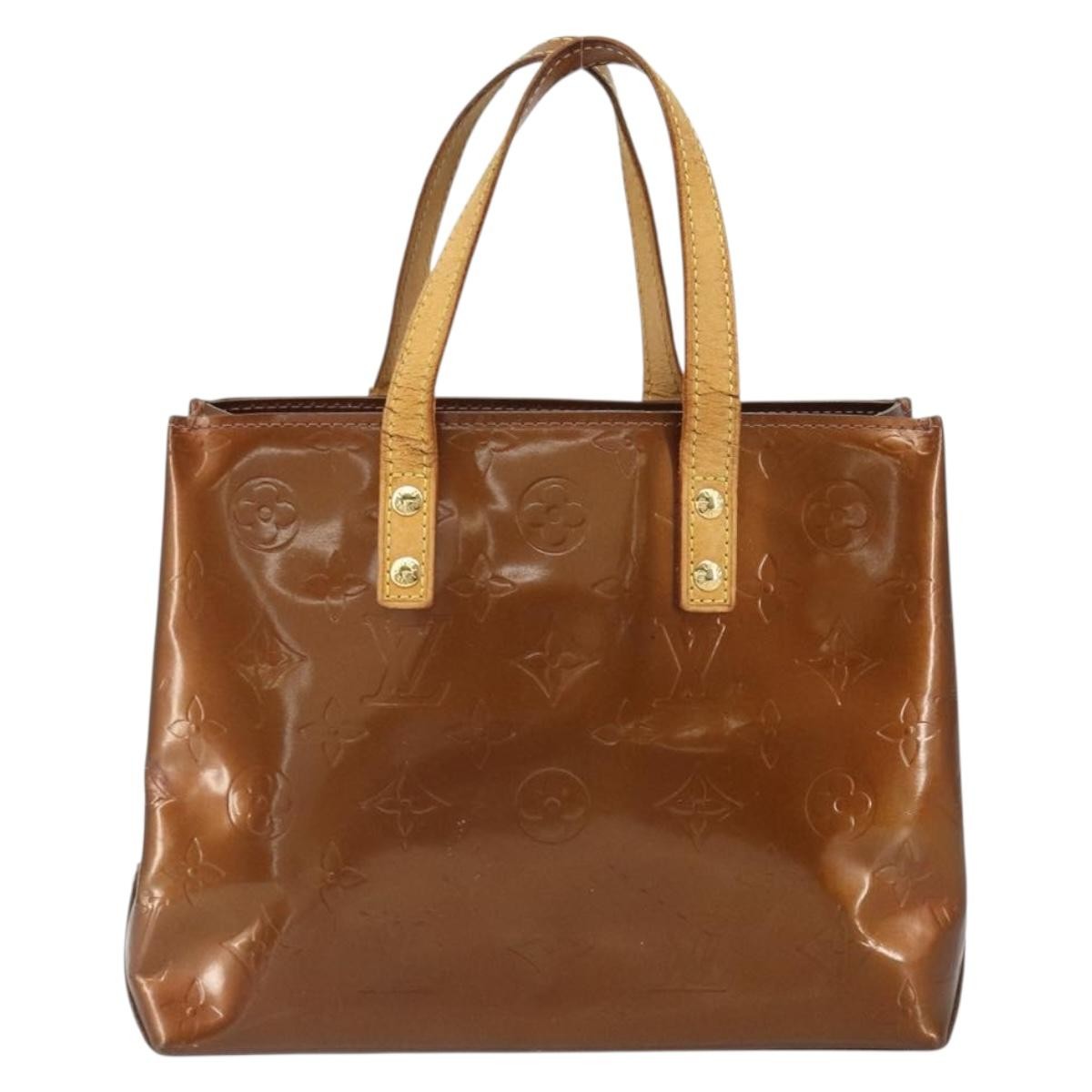 Louis Vuitton Reade Handbag Monogram Vernis Brown Patent_Leather Handbag (Pre-Owned)