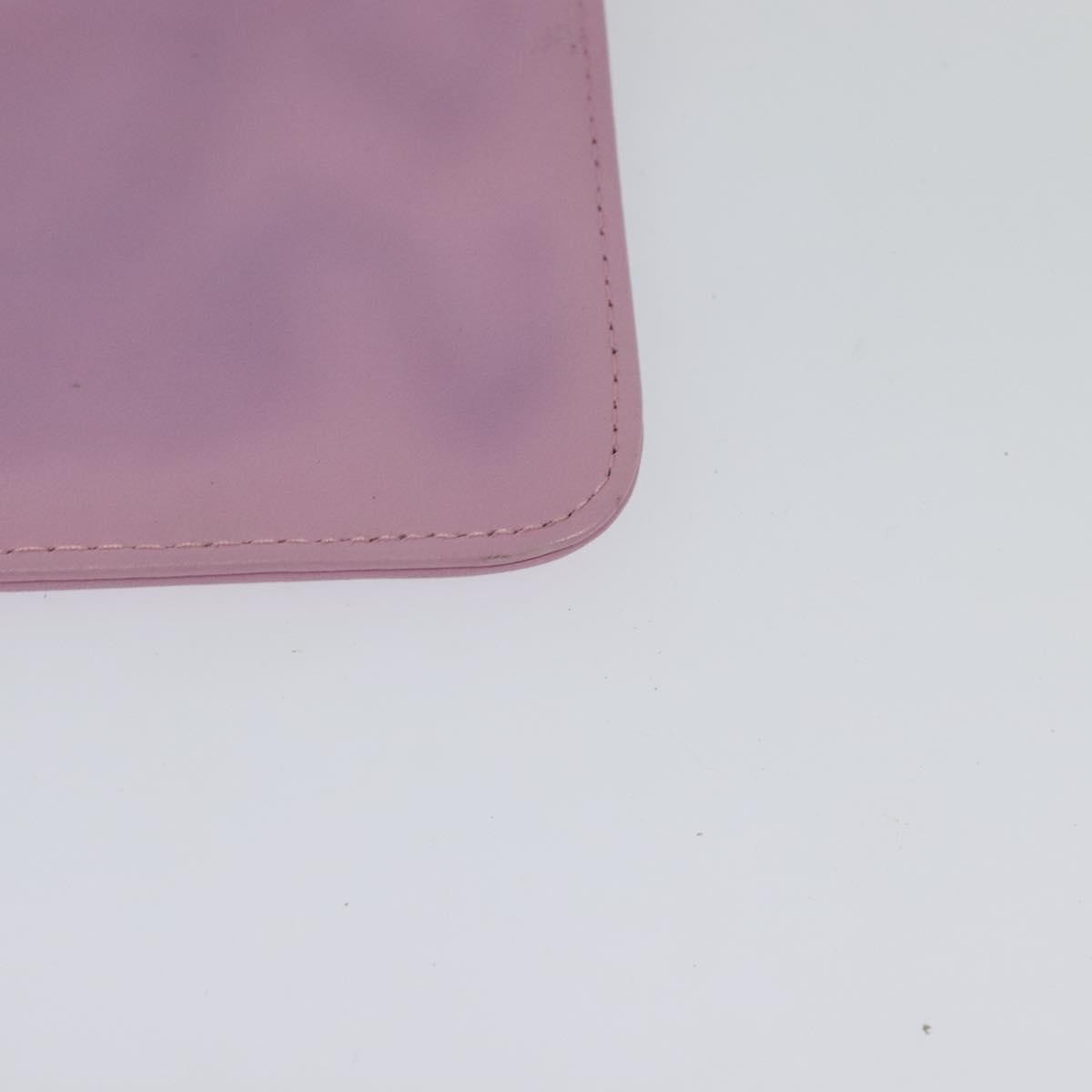 Chanel Cc Zip Clutch Leather Pink Leather Clutche & Pouche Bag (Pre-Owned)