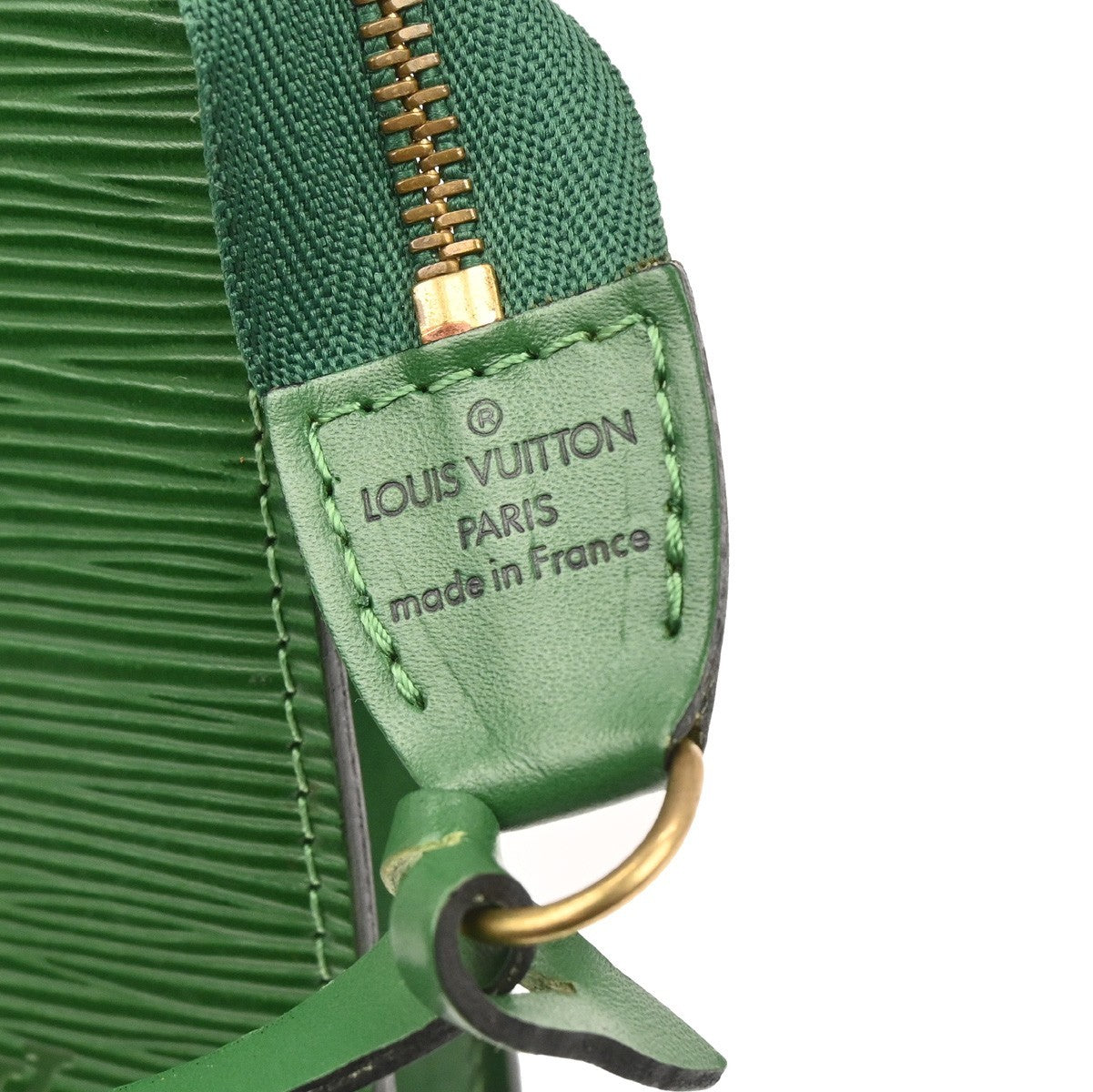 Louis Vuitton Pochette Accessoires Epi Leather Green Leather Clutche & Pouche Bag (Pre-Owned)