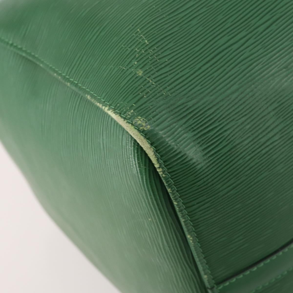 Louis Vuitton Keepall Bag Epi Leather Green Leather Travel Bag Bag (Pre-Owned)