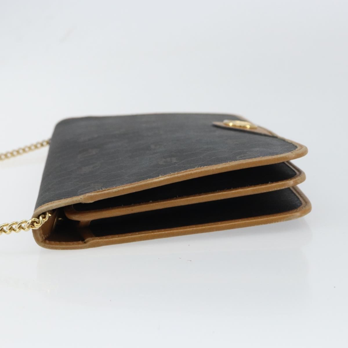 Christian Dior Vintage Honeycomb Clutch Canvas Black Canvas Clutche & Pouche Bag (Pre-Owned)