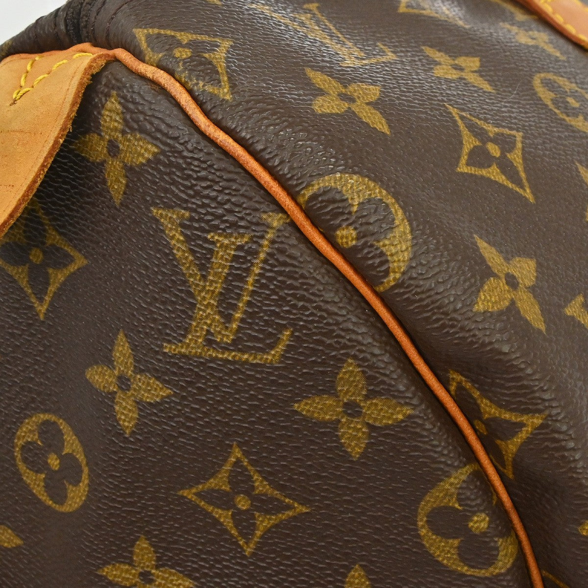 Louis Vuitton Speedy Handbag Monogram Canvas Brown Canvas Handbag (Pre-Owned)
