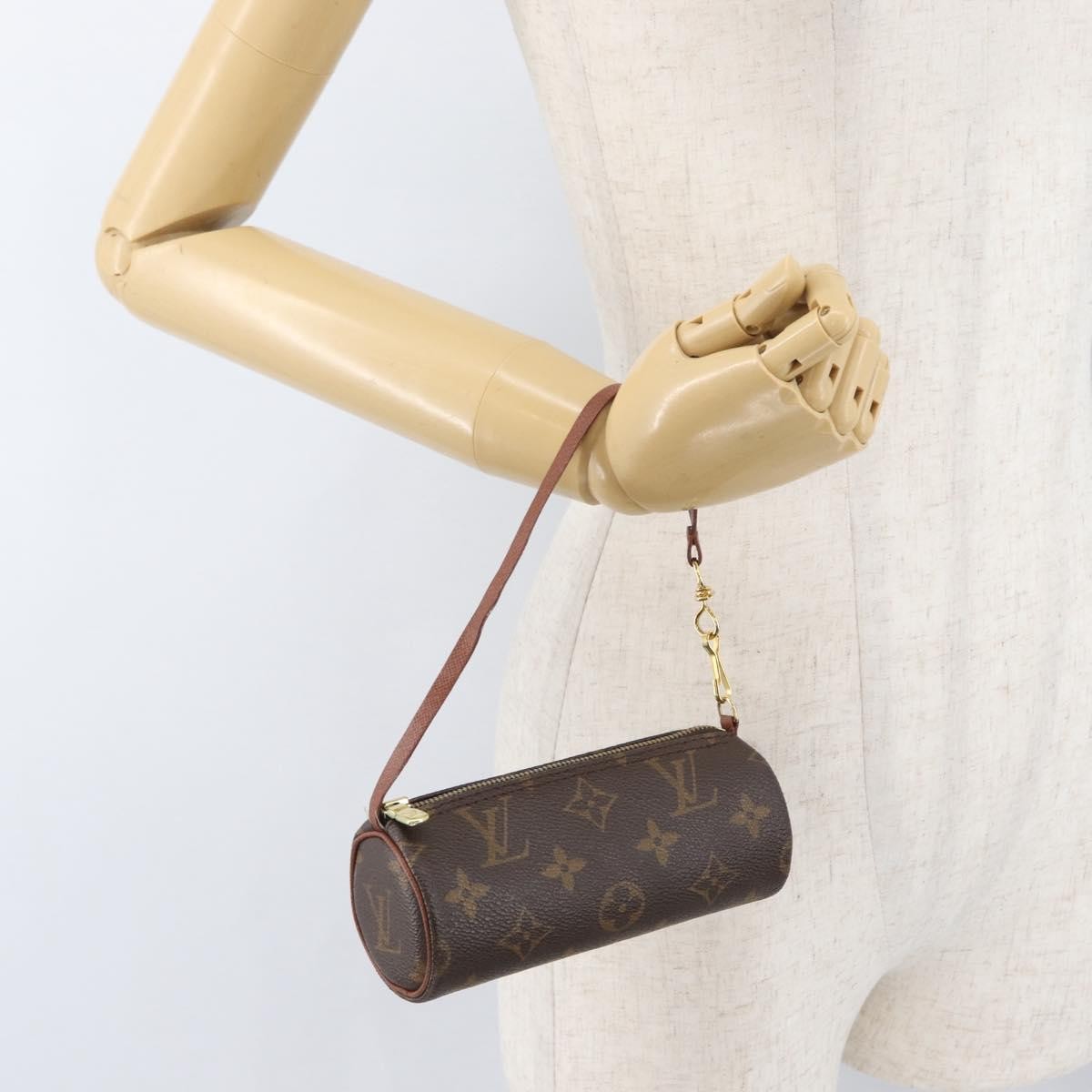 Louis Vuitton Papillon Pochette Monogram Canvas Brown Canvas Clutche & Pouche Bag (Pre-Owned)