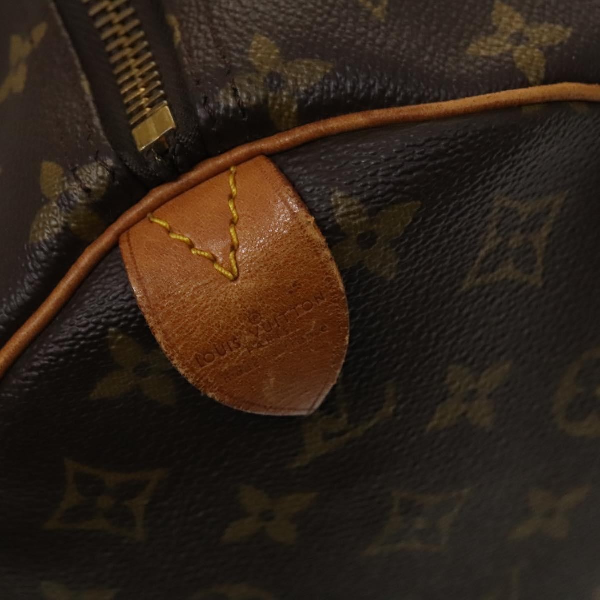 Louis Vuitton Keepall Bag Monogram Canvas Brown Canvas Travel Bag Bag (Pre-Owned)