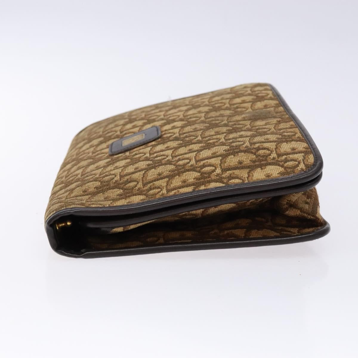 Christian Dior Vintage Trotter Pouch Diorissimo Canvas Brown Canvas Clutche & Pouche Bag (Pre-Owned)