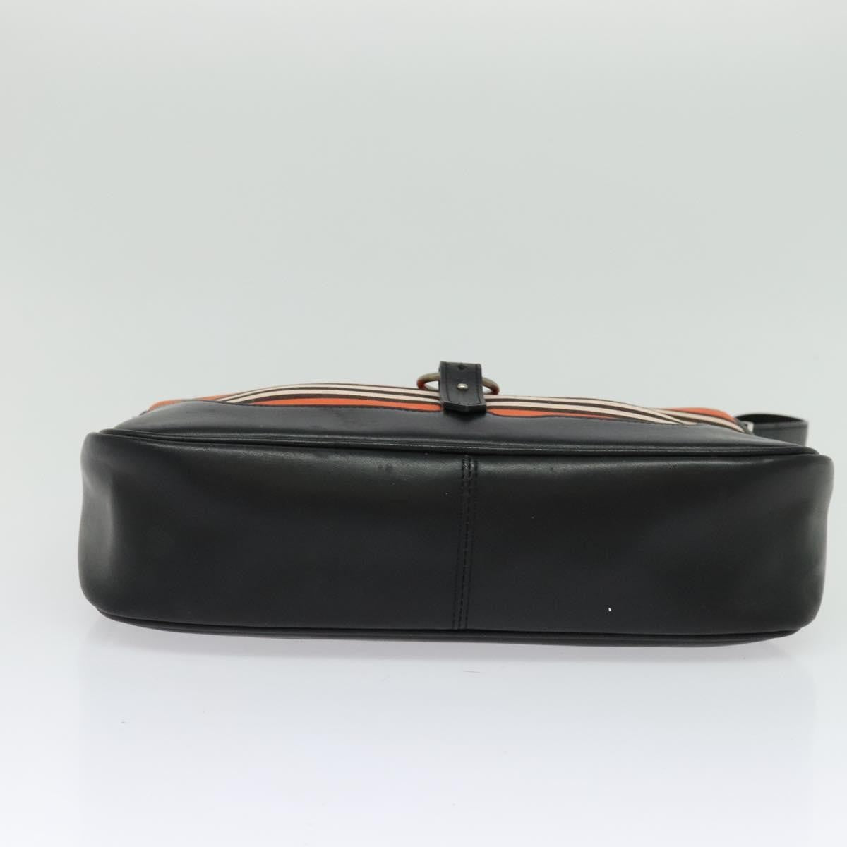 Burberry Blue Label Shoulder Bag Canvas Orange Canvas Shoulder Bag Bag (Pre-Owned)