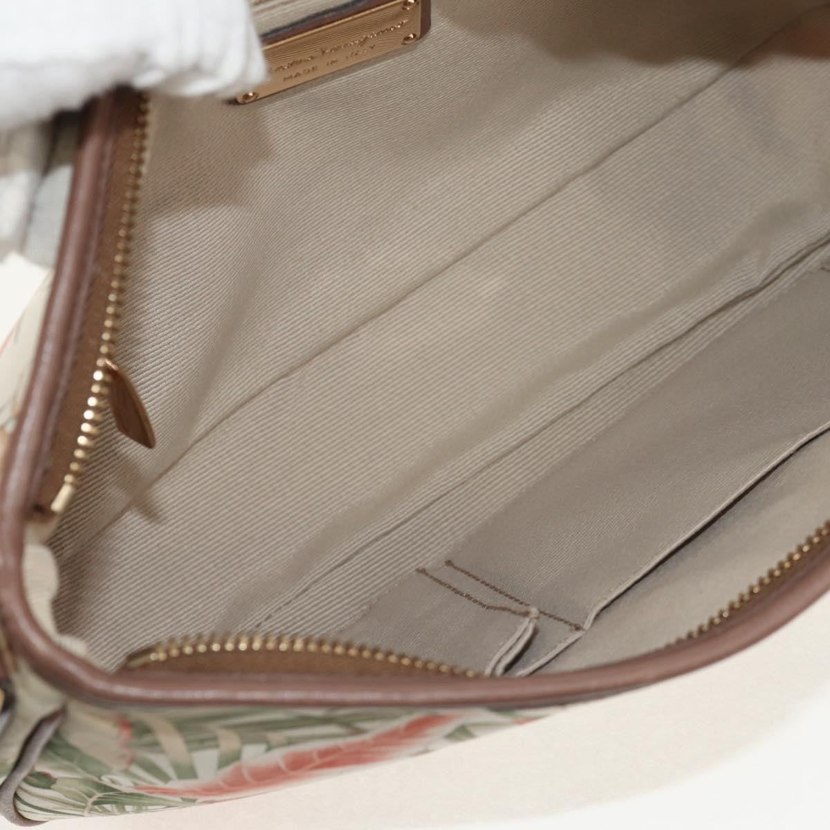 Salvatore Ferragamo Gancini Shoulder Bag Nylon Multicolour Nylon Shoulder Bag Bag (Pre-Owned)
