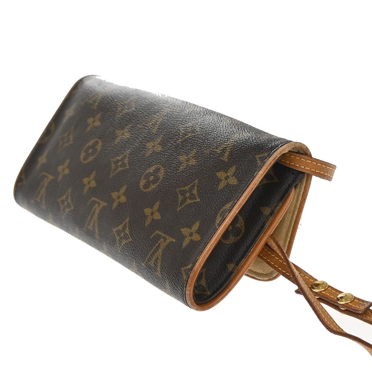 Louis Vuitton Twin Handbag Monogram Canvas Brown Canvas Clutche & Pouche Bag (Pre-Owned)