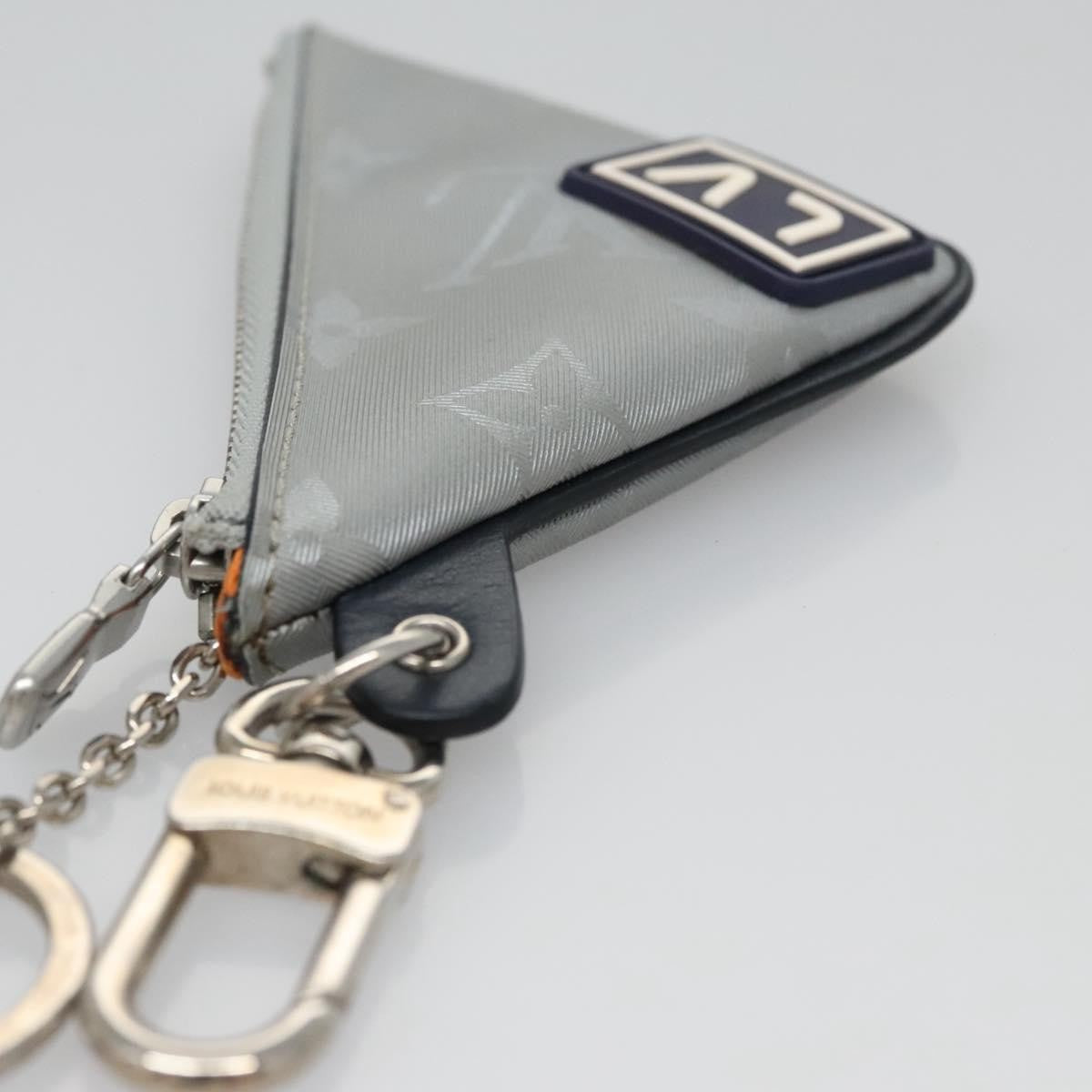 Louis Vuitton Porte Cles Satellite Canvas Silver Canvas Charms And Keychains Accessory (Pre-Owned)