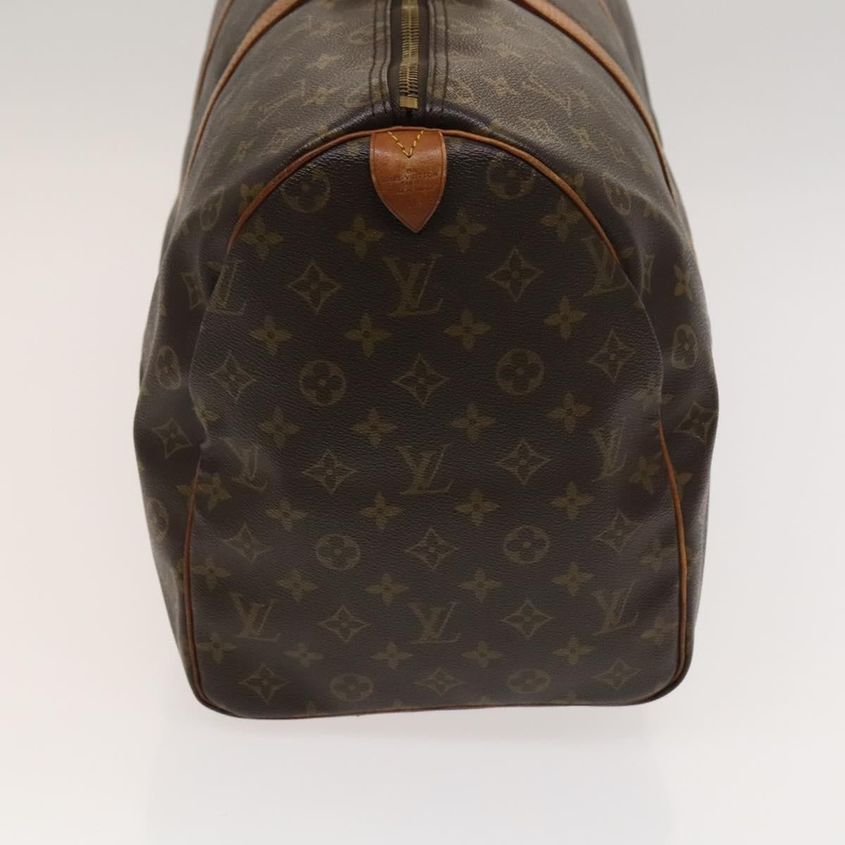 Louis Vuitton Keepall Bag Monogram Canvas Brown Canvas Travel Bag Bag (Pre-Owned)