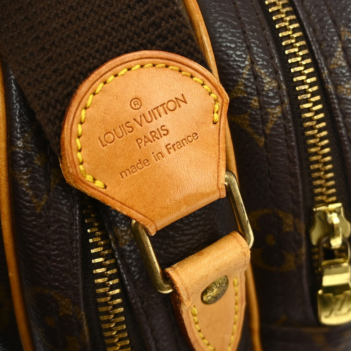 Louis Vuitton Reporter Bag Monogram Canvas Brown Canvas Shoulder Bag Bag (Pre-Owned)