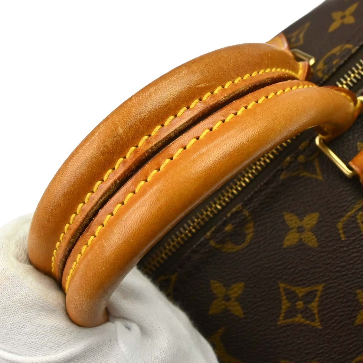 Louis Vuitton Speedy Handbag Monogram Canvas Brown Canvas Handbag (Pre-Owned)