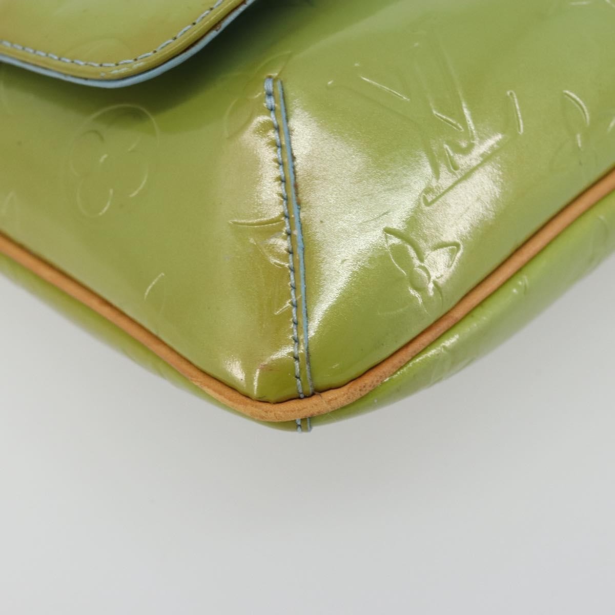 Louis Vuitton Thompson Street Handbag Monogram Vernis Blue Patent_Leather Shoulder Bag Bag (Pre-Owned)