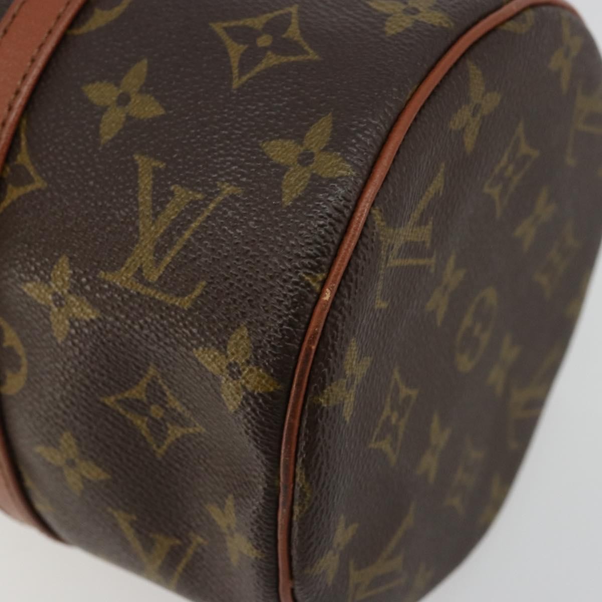 Louis Vuitton Papillon Handbag Monogram Canvas Brown Canvas Handbag (Pre-Owned)