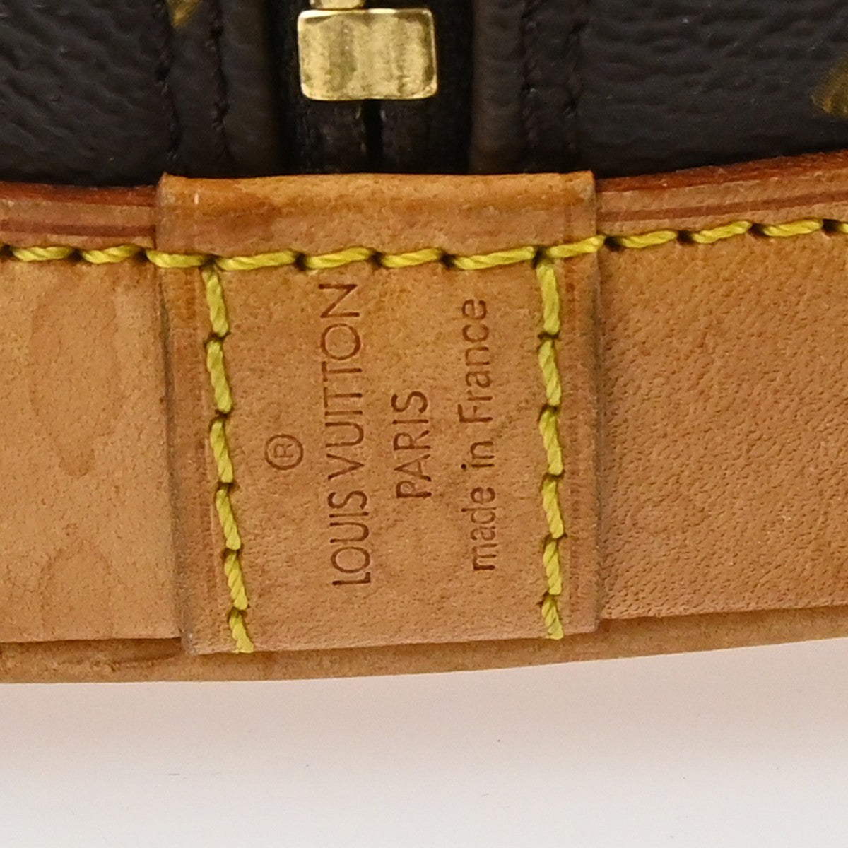Louis Vuitton Alma Handbag Monogram Canvas Brown Canvas Handbag (Pre-Owned)
