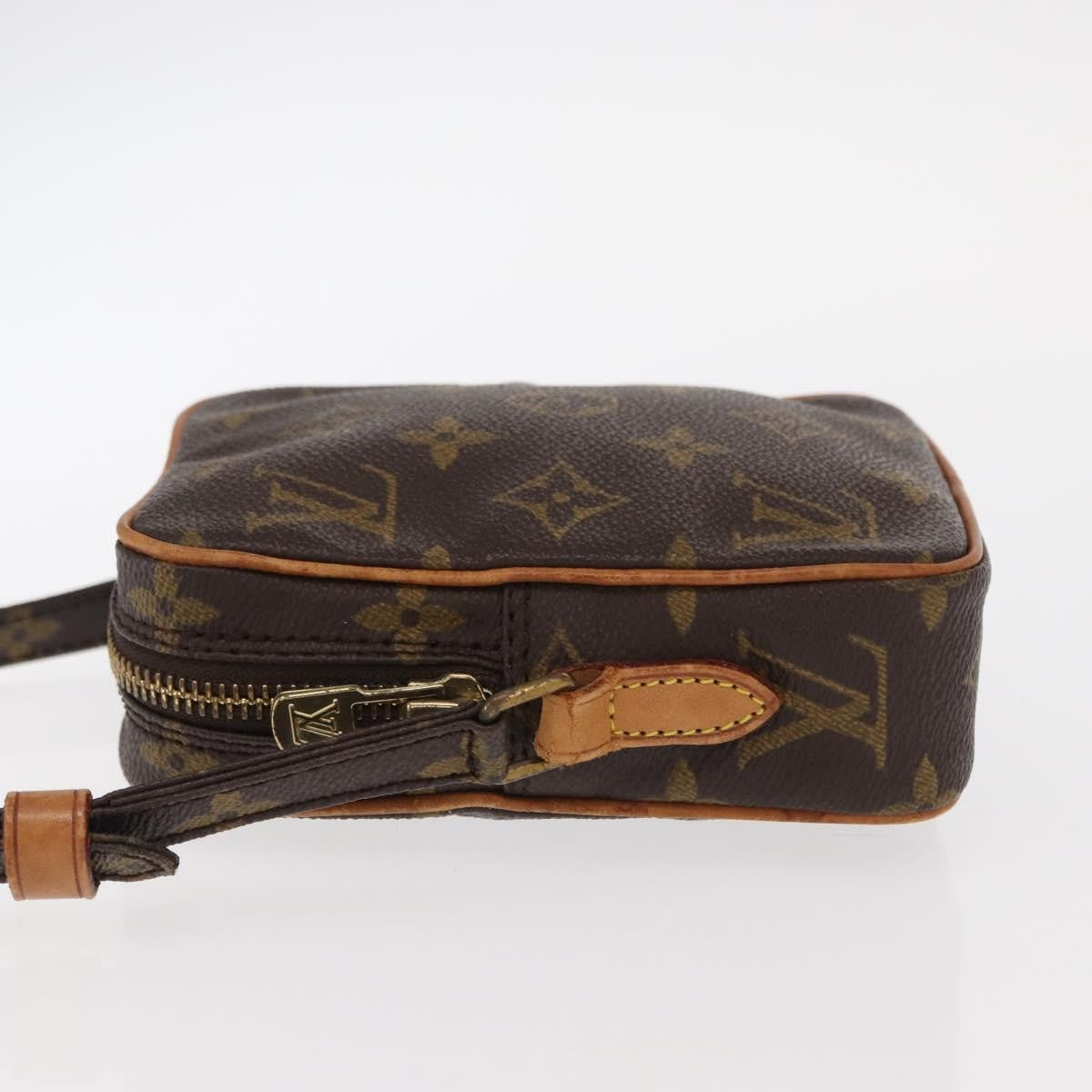 Louis Vuitton Danube Handbag Monogram Canvas Brown Canvas Shoulder Bag Bag (Pre-Owned)