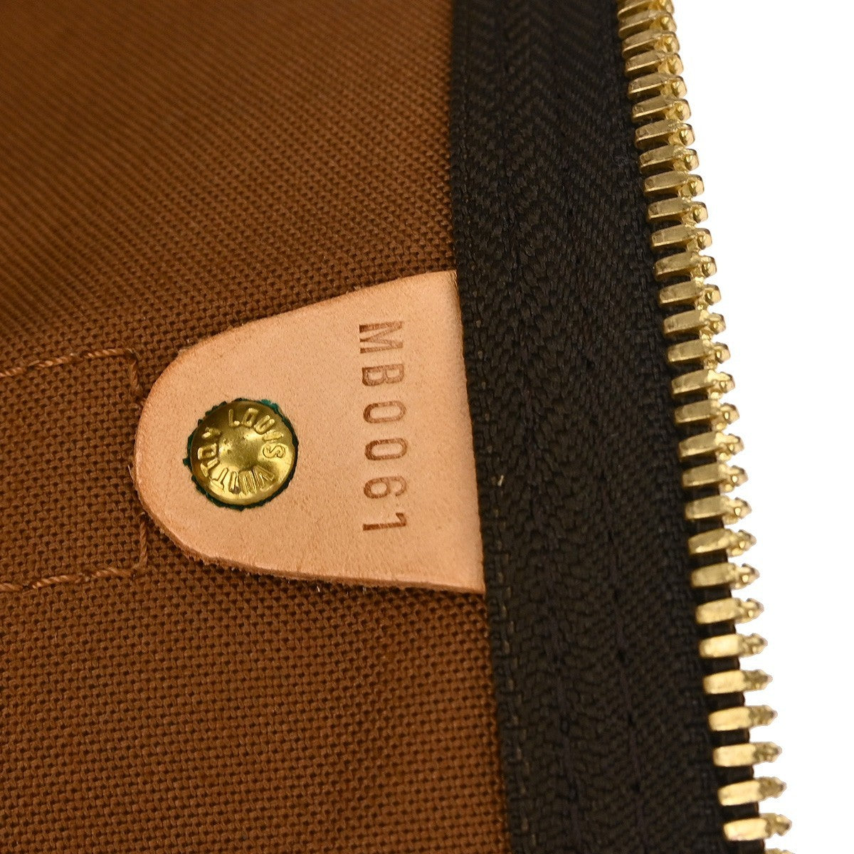 Louis Vuitton Keepall Bandouliere Bag Monogram Canvas Brown Canvas Travel Bag Bag (Pre-Owned)