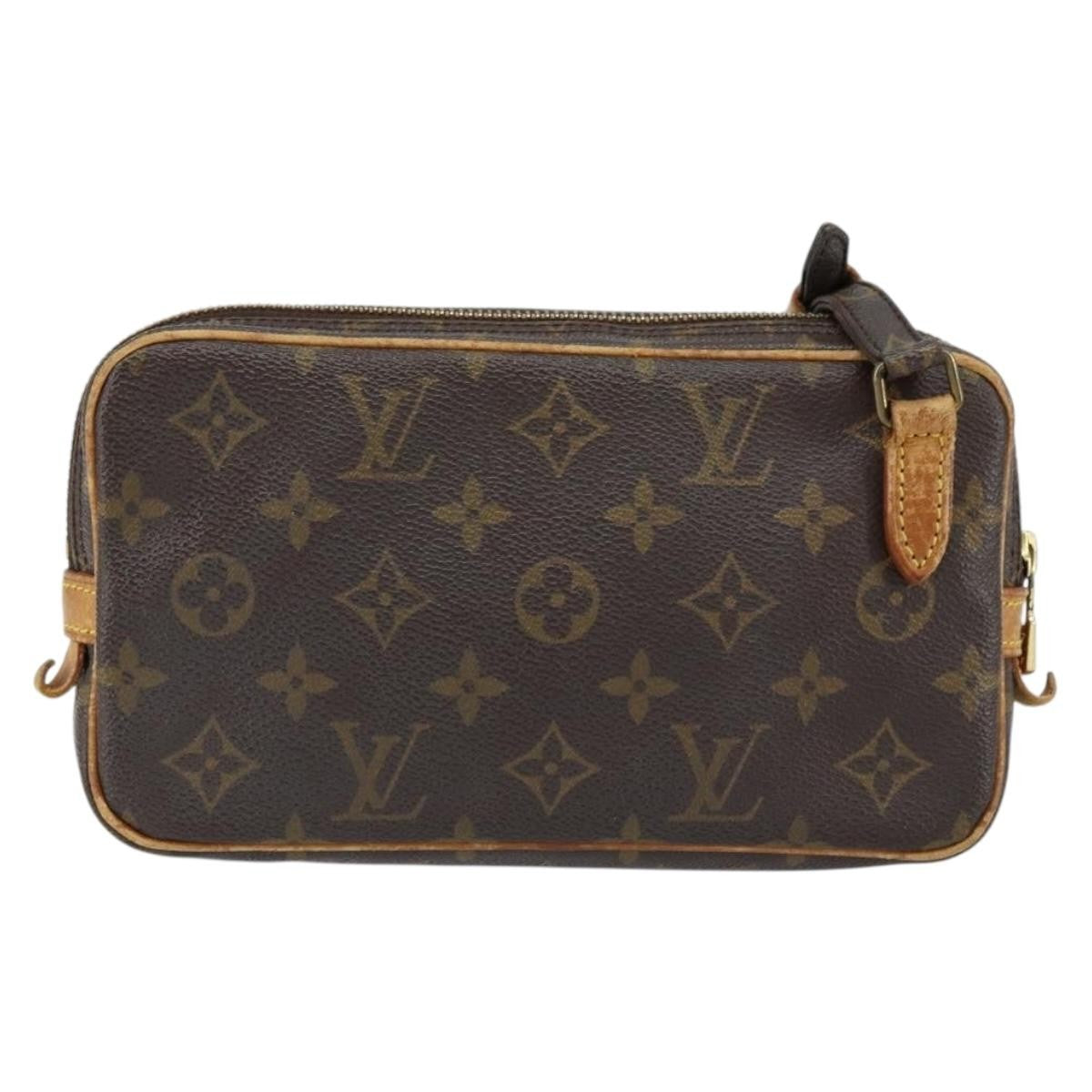 Louis Vuitton Pochette Marly Bandouliere Bag Monogram Canvas Brown Canvas Clutche & Pouche Bag (Pre-Owned)