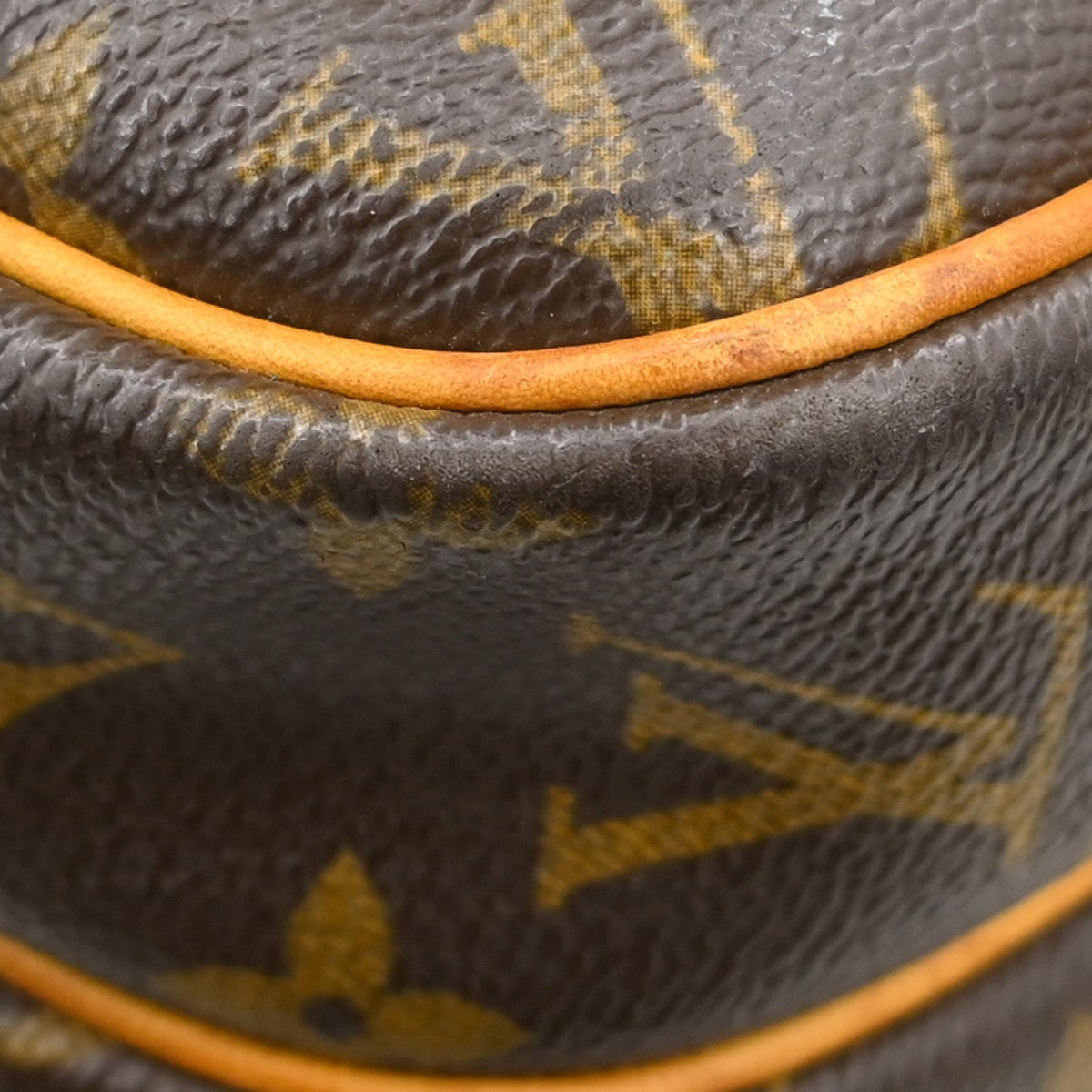 Louis Vuitton Reporter Bag Monogram Canvas Brown Canvas Shoulder Bag Bag (Pre-Owned)