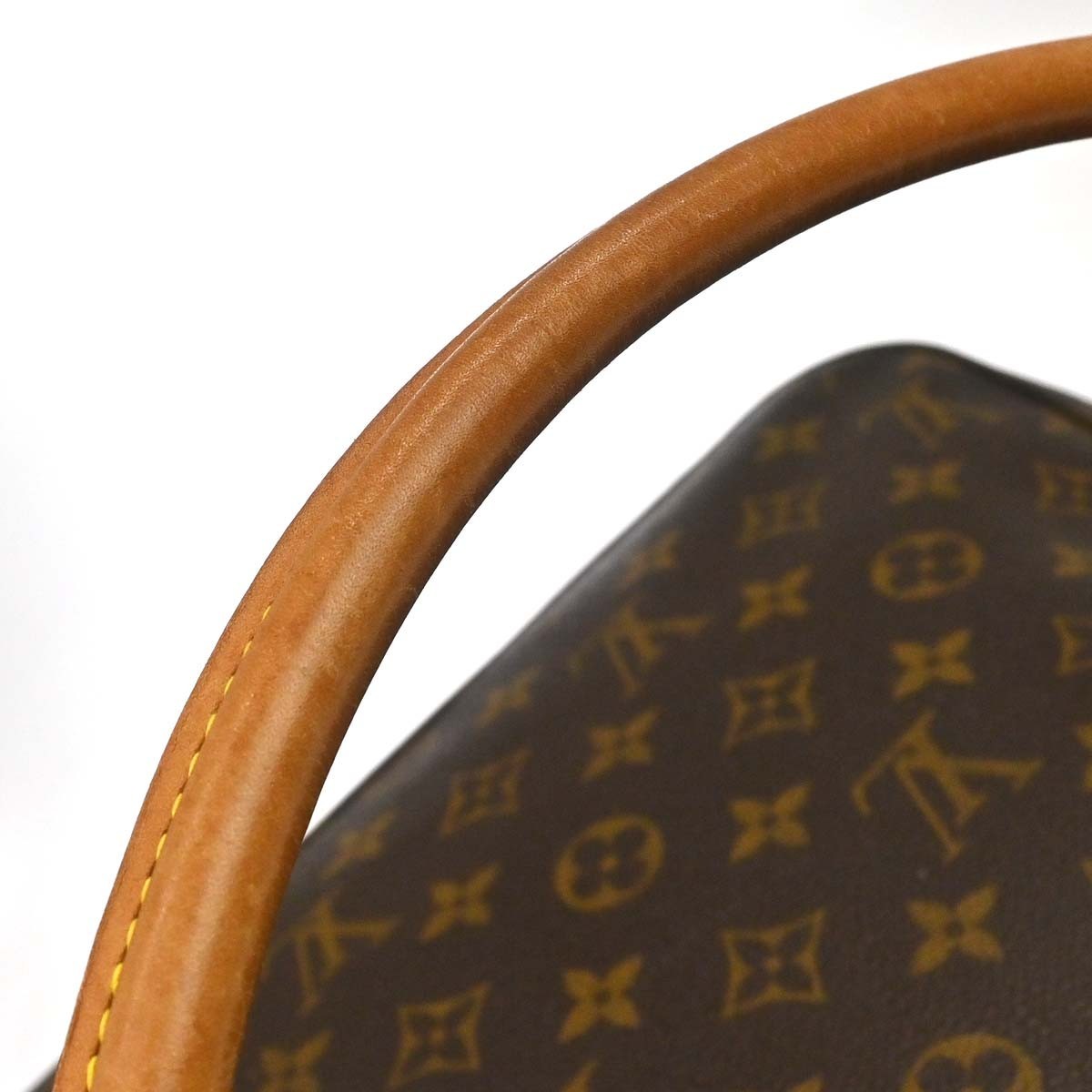 Louis Vuitton Monogram Looping Handbag Monogram Canvas Brown Canvas Shoulder Bag Bag (Pre-Owned)