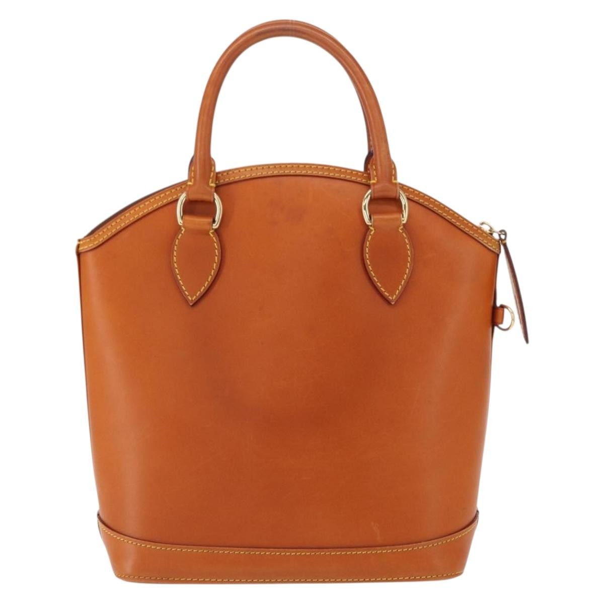 Louis Vuitton Lockit Handbag Nomade Leather Brown Leather Handbag (Pre-Owned)