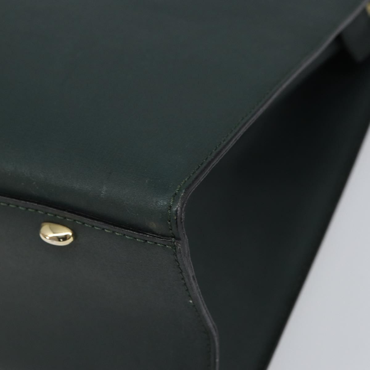 Celine Tote Bag Leather Green Leather Tote Bag Bag (Pre-Owned)