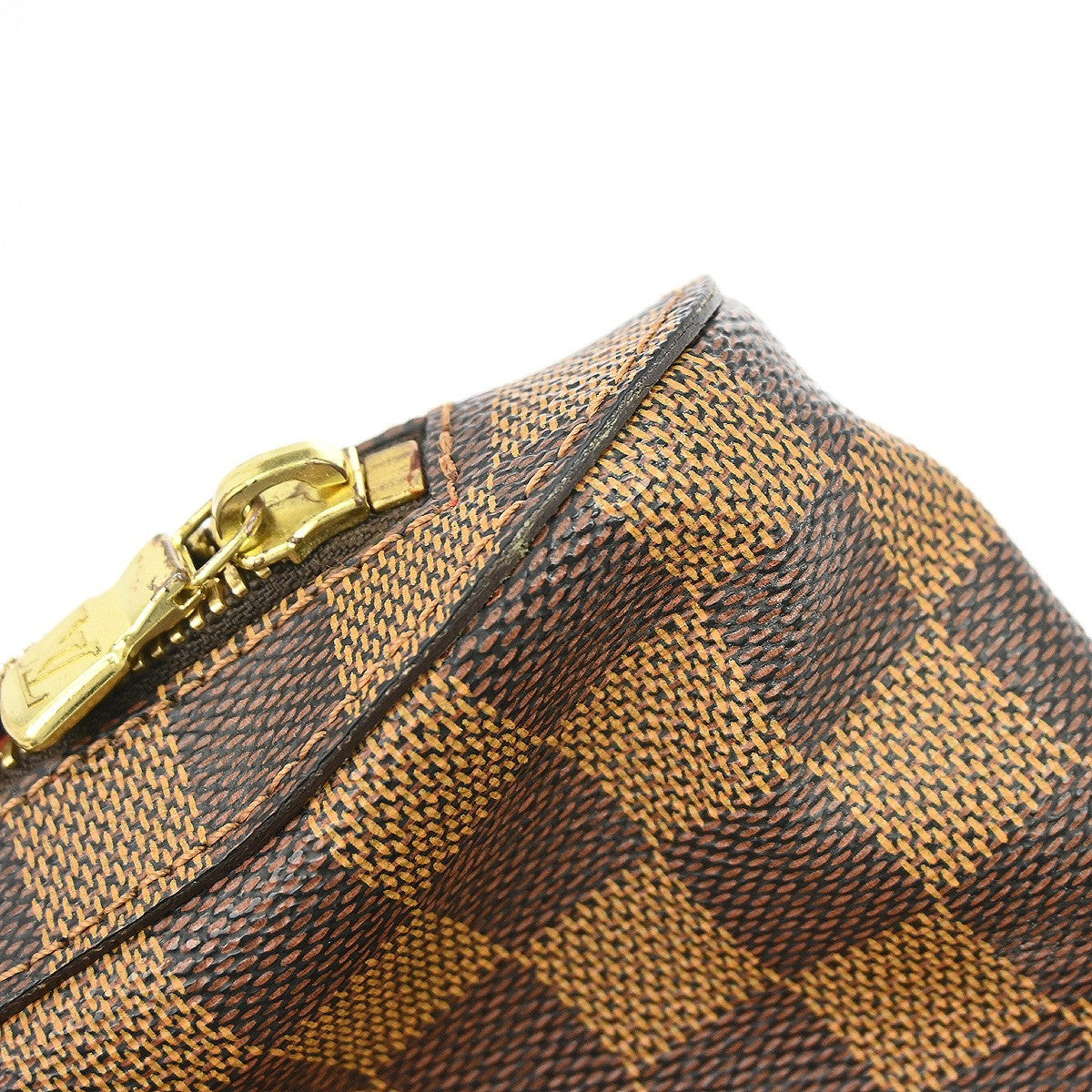 Louis Vuitton Geronimos Waist Bag Damier Brown Canvas Shoulder Bag Bag (Pre-Owned)